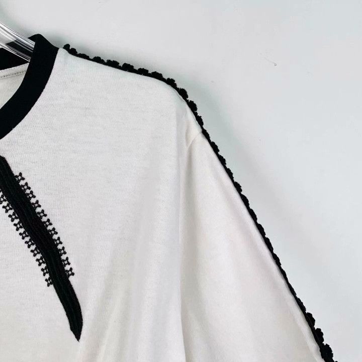 Louis Vuitton Louis Vuitton 24 White Chain Cotton T-shirt Size S / US 4 / IT 40 - 3 Thumbnail