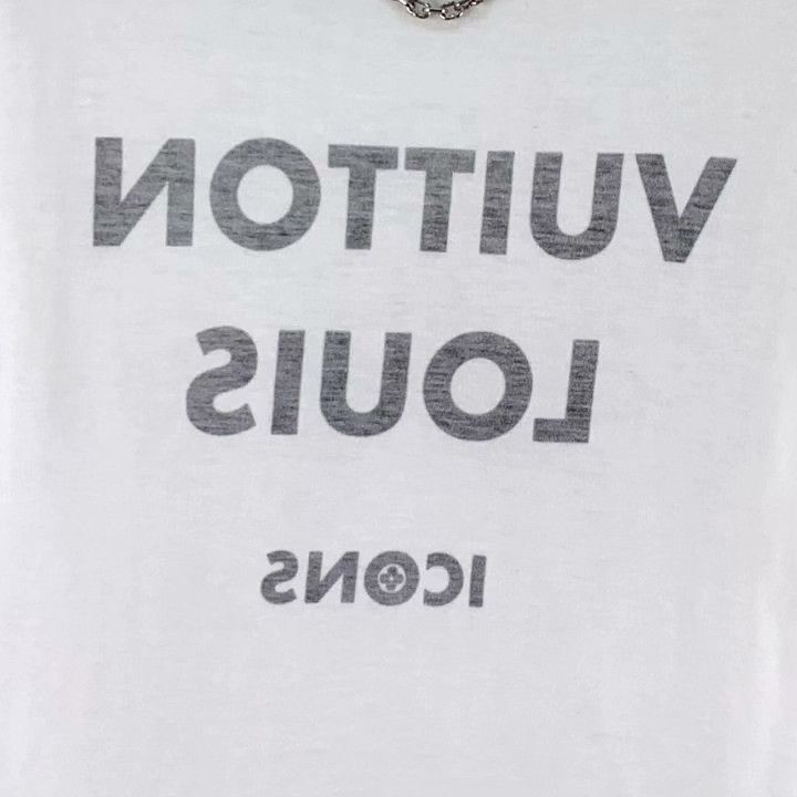 Louis Vuitton Louis Vuitton White Logo Chain T-Shirt Size XS / US 0-2 / IT 36-38 - 4 Thumbnail