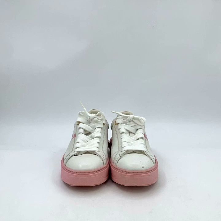 Louis Vuitton Louis Vuitton Time Out White Logo Sneakers Size US 5.5 / IT 35.5 - 3 Thumbnail