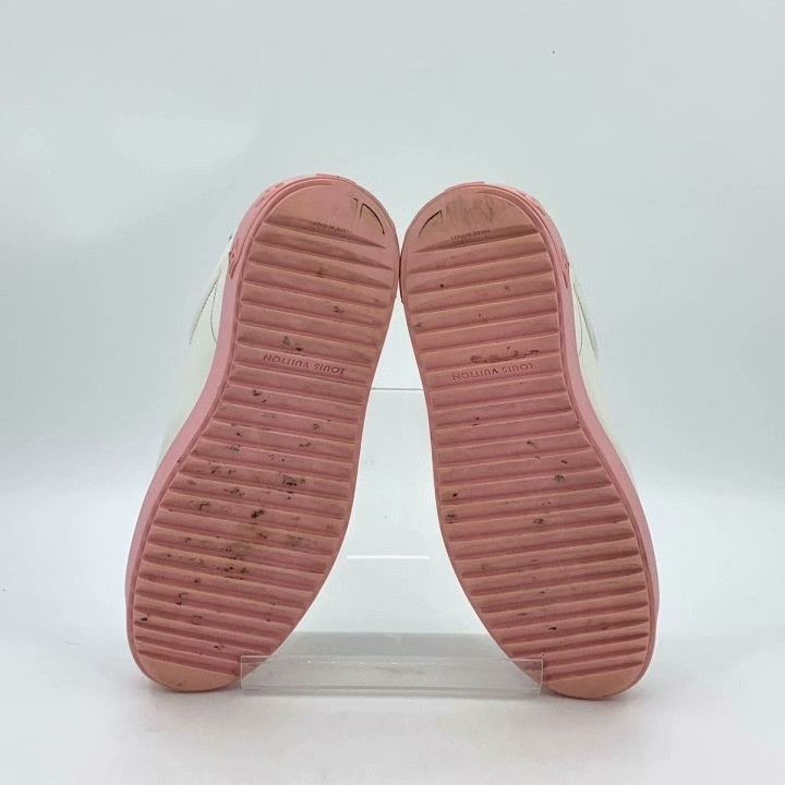 Louis Vuitton Louis Vuitton Time Out White Logo Sneakers Size US 5.5 / IT 35.5 - 5 Thumbnail