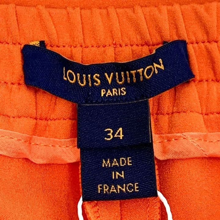Louis Vuitton Louis Vuitton Red Logo Casual Wide-Leg Pants Size 34" / US 12 / IT 48 - 7 Thumbnail