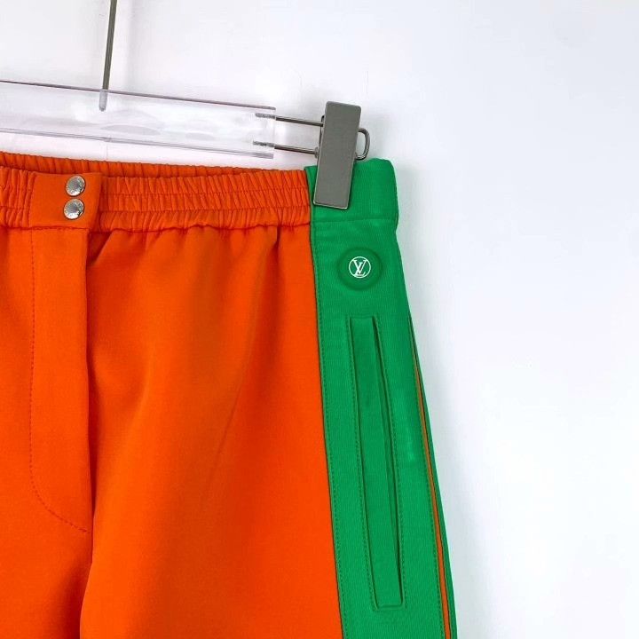 Louis Vuitton Louis Vuitton Red Logo Casual Wide-Leg Pants Size 34" / US 12 / IT 48 - 3 Thumbnail