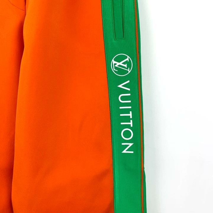 Louis Vuitton Louis Vuitton Red Logo Casual Wide-Leg Pants Size 34" / US 12 / IT 48 - 4 Thumbnail