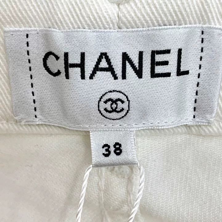 Chanel Chanel White Button Design Denim Pants Size 38" / US 16 / IT 52 - 6 Thumbnail
