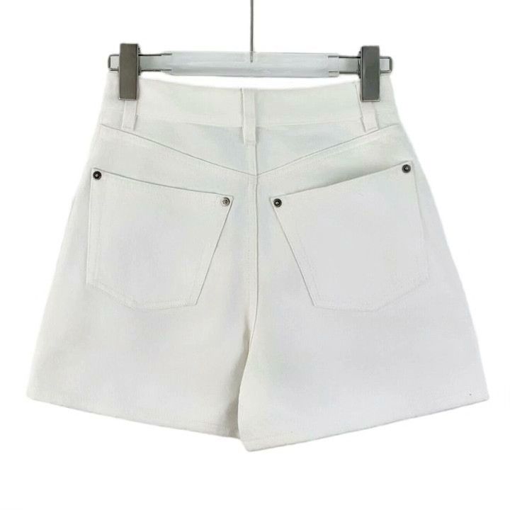 Louis Vuitton Louis Vuitton 2022 White Monogram Denim Shorts Size 34" / US 12 / IT 48 - 2 Thumbnail