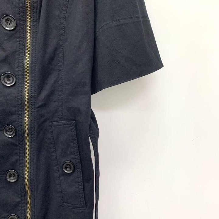 Burberry Burberry Black Cotton Trench Dress Size M / US 6-8 / IT 42-44 - 4 Thumbnail