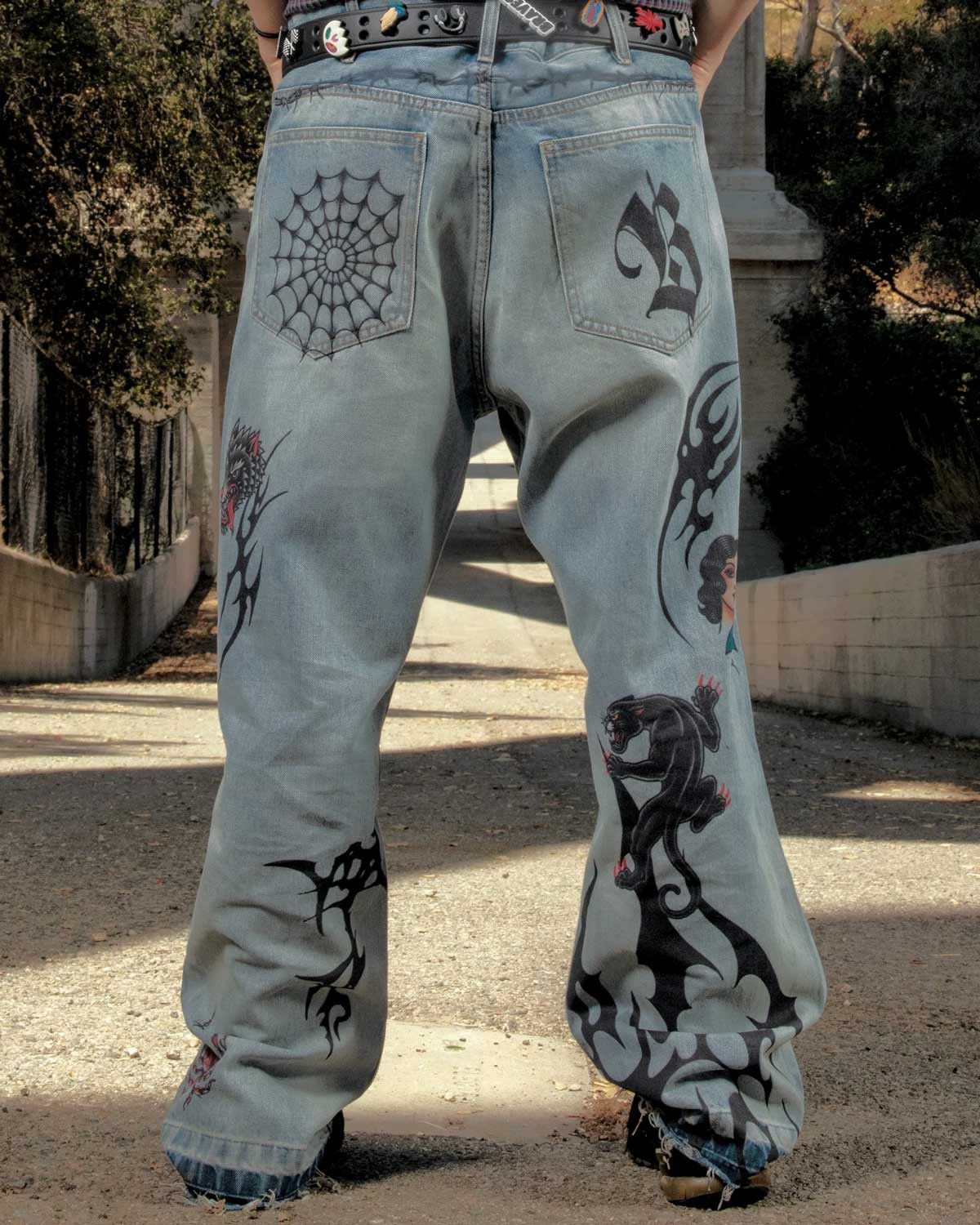 Bravest Studios Tattoo Denim Blue Size US 30 / EU 46 - 3 Thumbnail