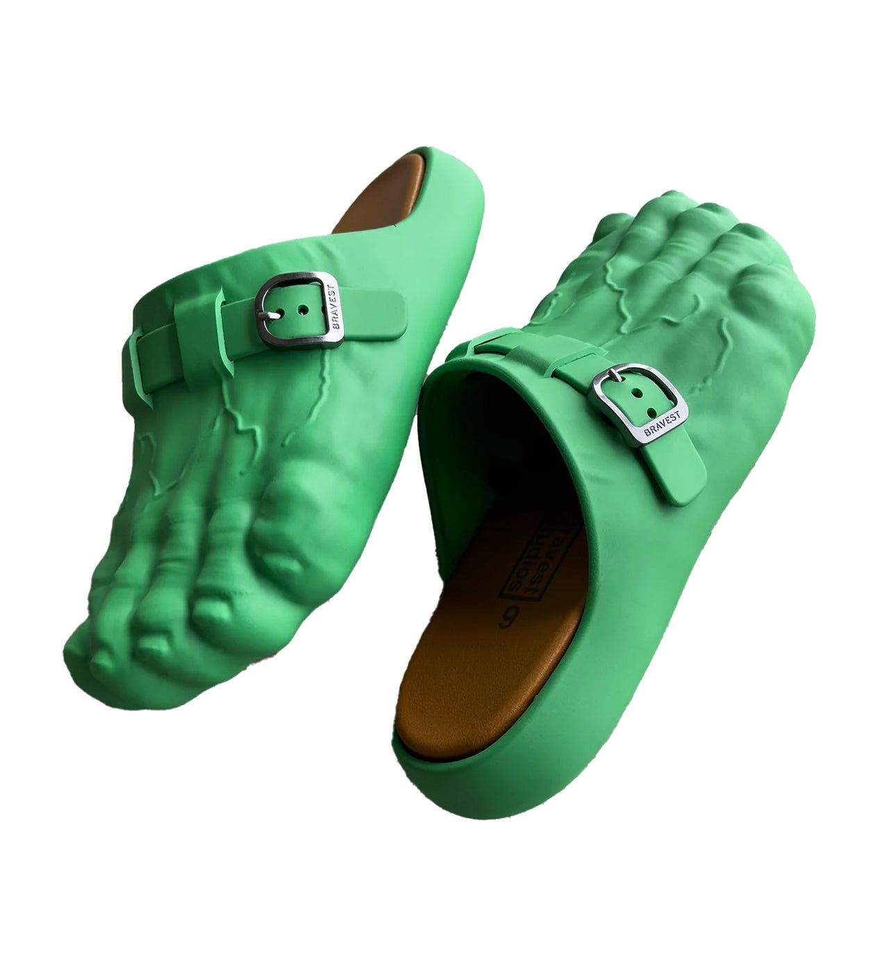 Bravest Studios Foot Clogs Green Size US 6 / EU 39 - 3 Thumbnail