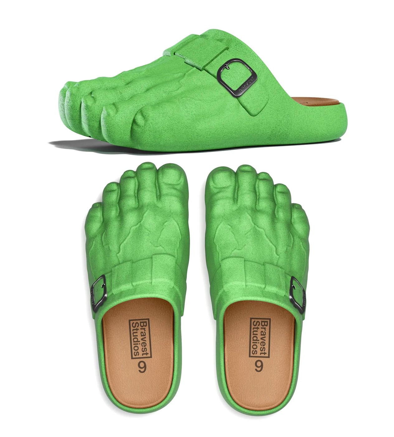 Bravest Studios Foot Clogs Green Size US 6 / EU 39 - 2 Thumbnail