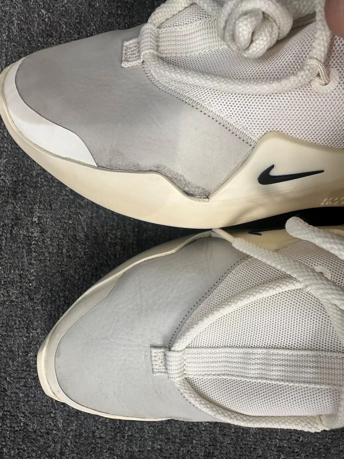 Fear of God Fear of God Retro White Hitop Sneakers 11 Men Size US 11 / EU 44 - 8 Thumbnail