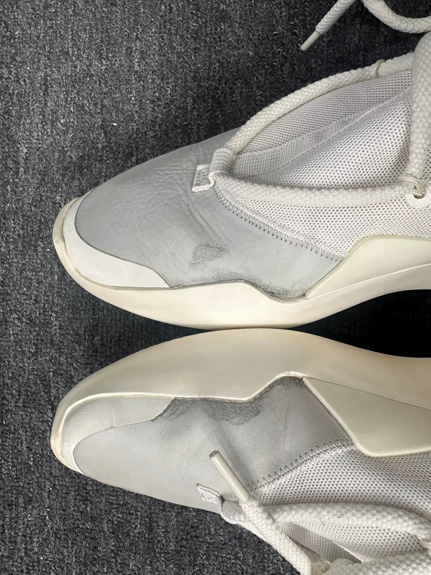 Fear of God Fear of God Retro White Hitop Sneakers 11 Men Size US 11 / EU 44 - 7 Thumbnail