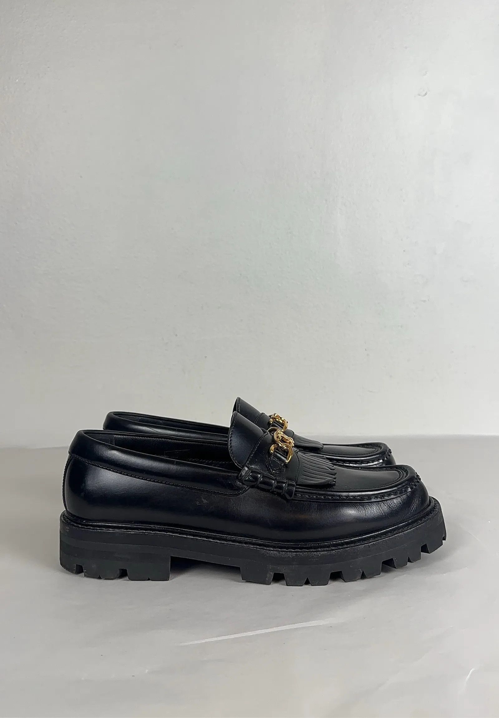 Celine Celine Margaret Loafer Triomphe Chain Loafers Size US 9 / IT 39 - 7 Thumbnail