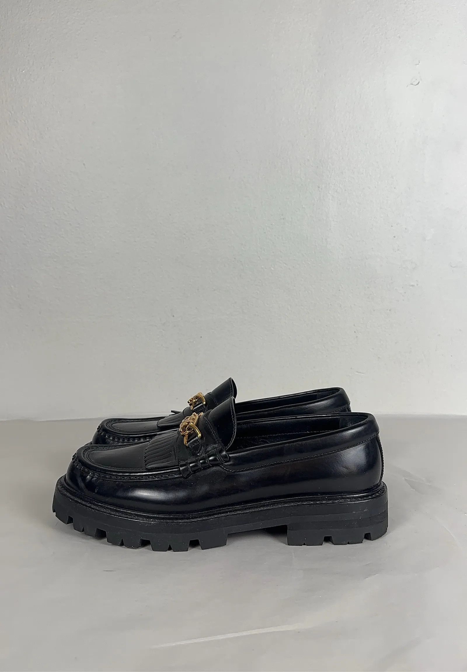 Celine Celine Margaret Loafer Triomphe Chain Loafers Size US 9 / IT 39 - 6 Thumbnail