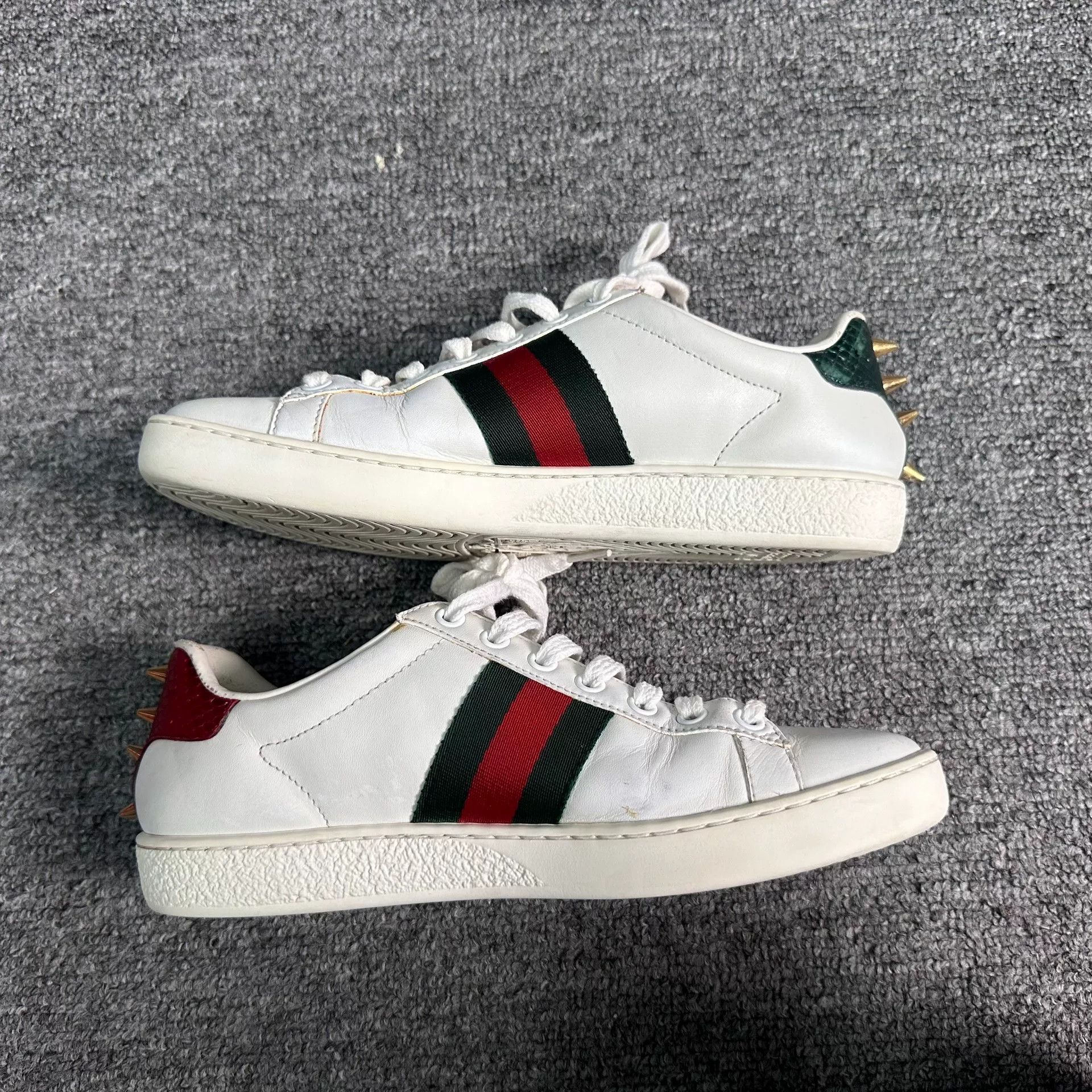 Gucci Gucci White Lowtop Sneakers us_6 Women Size US 6 / IT 36 - 3 Thumbnail