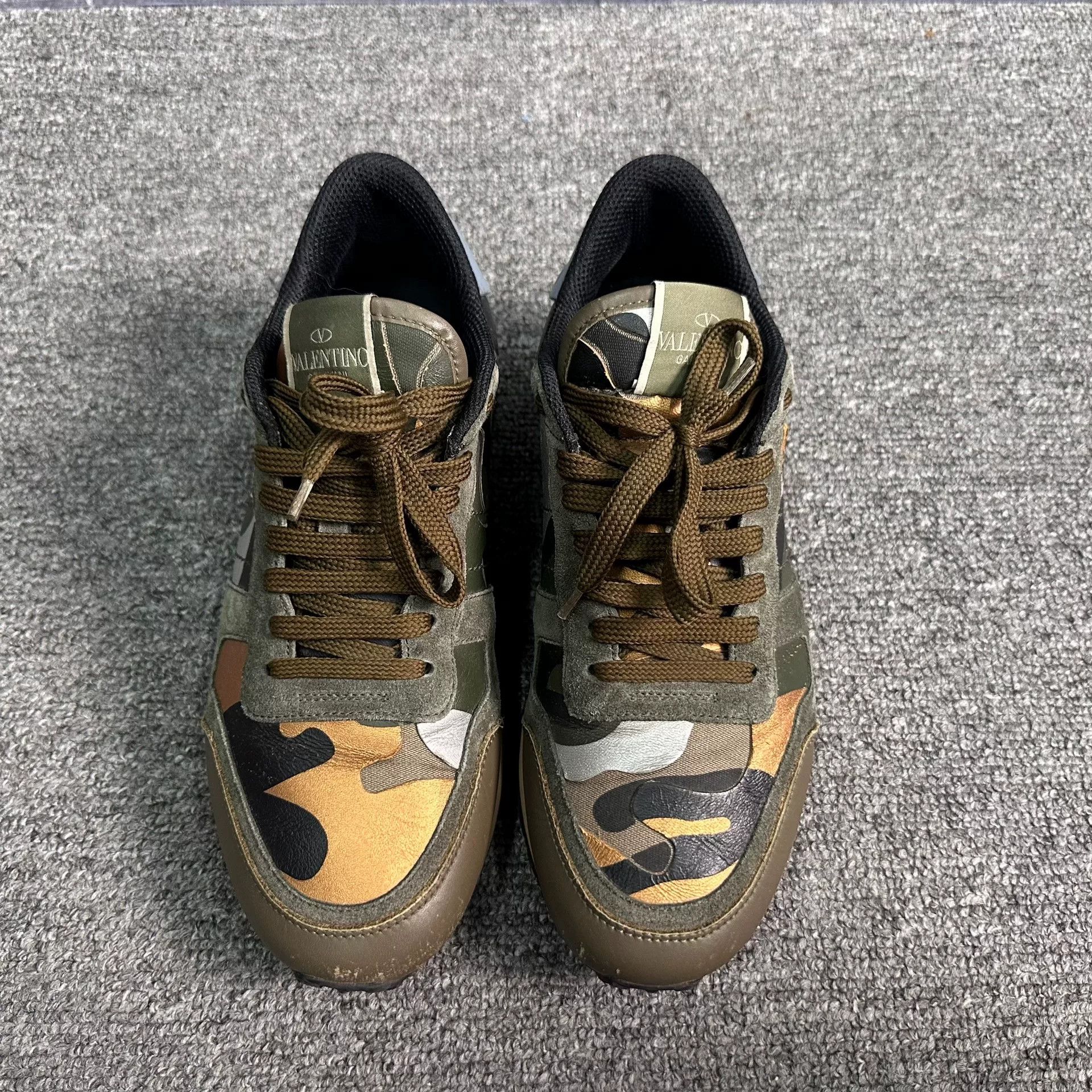 Valentino Valentino Camo Lowtop Sneakers 7 Men Size US 7 / EU 40 - 4 Thumbnail