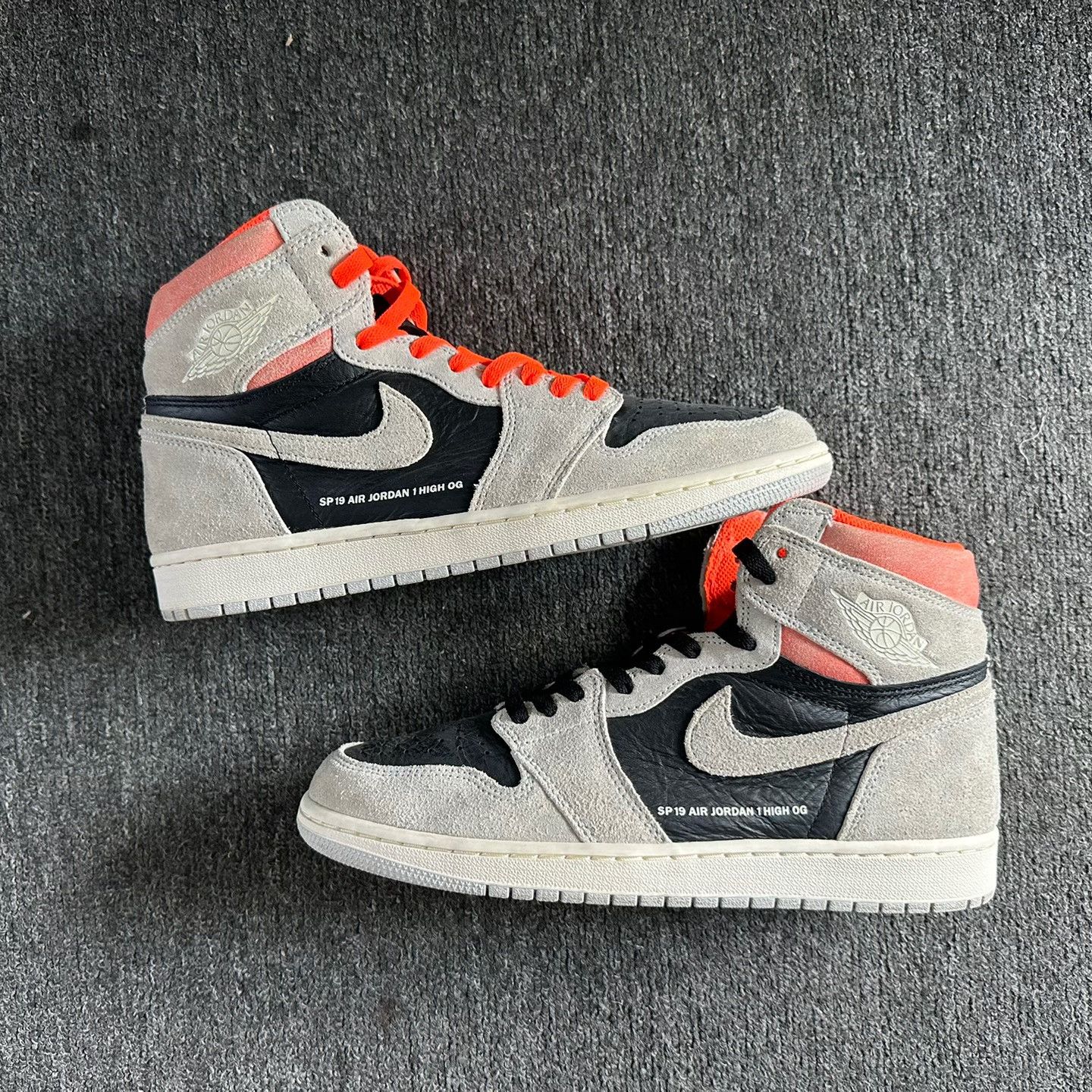 Nike Nike AIR JORDAN Orange Hitop Sneakers 11 Men Size US 11 / EU 44 - 2 Thumbnail