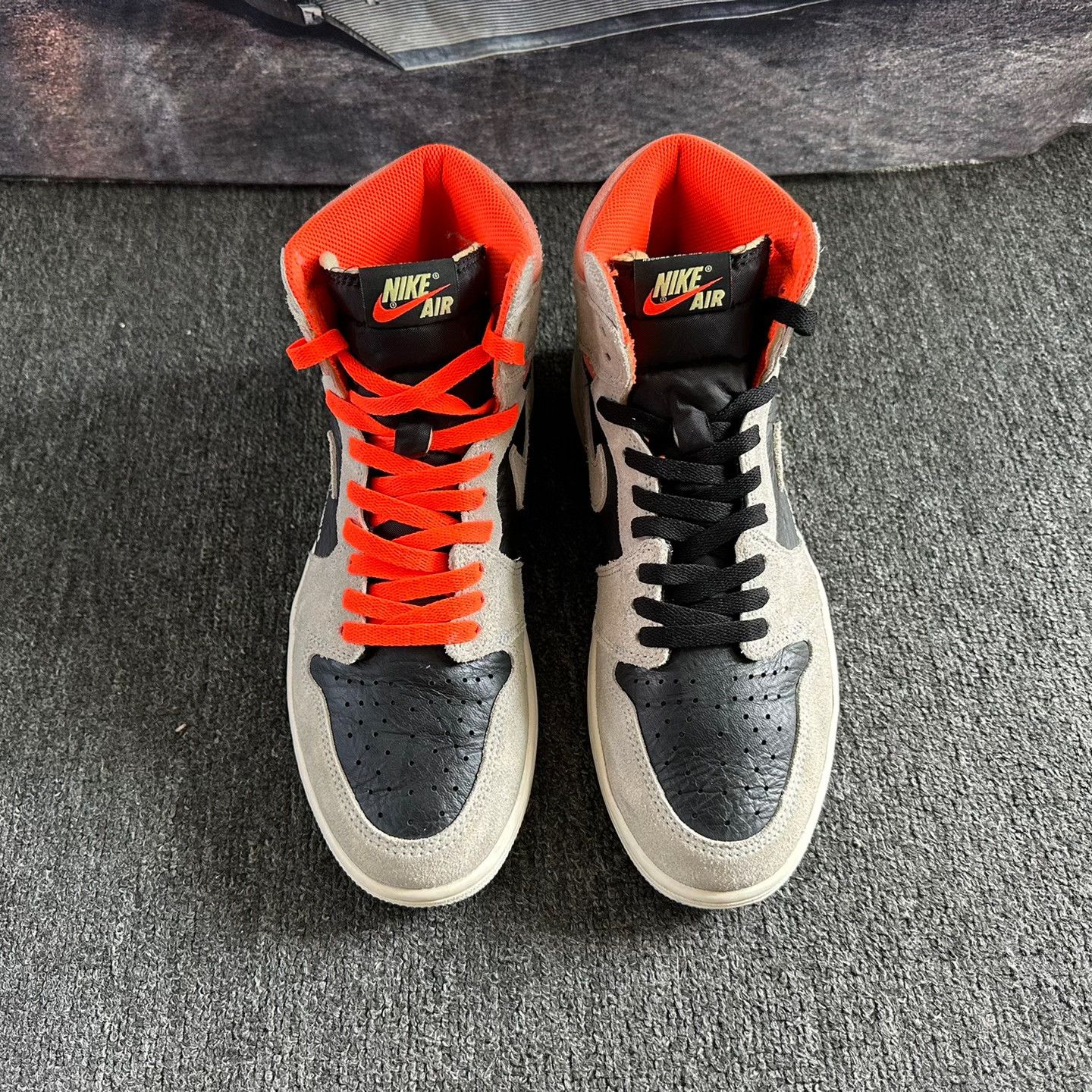 Nike Nike AIR JORDAN Orange Hitop Sneakers 11 Men Size US 11 / EU 44 - 4 Thumbnail