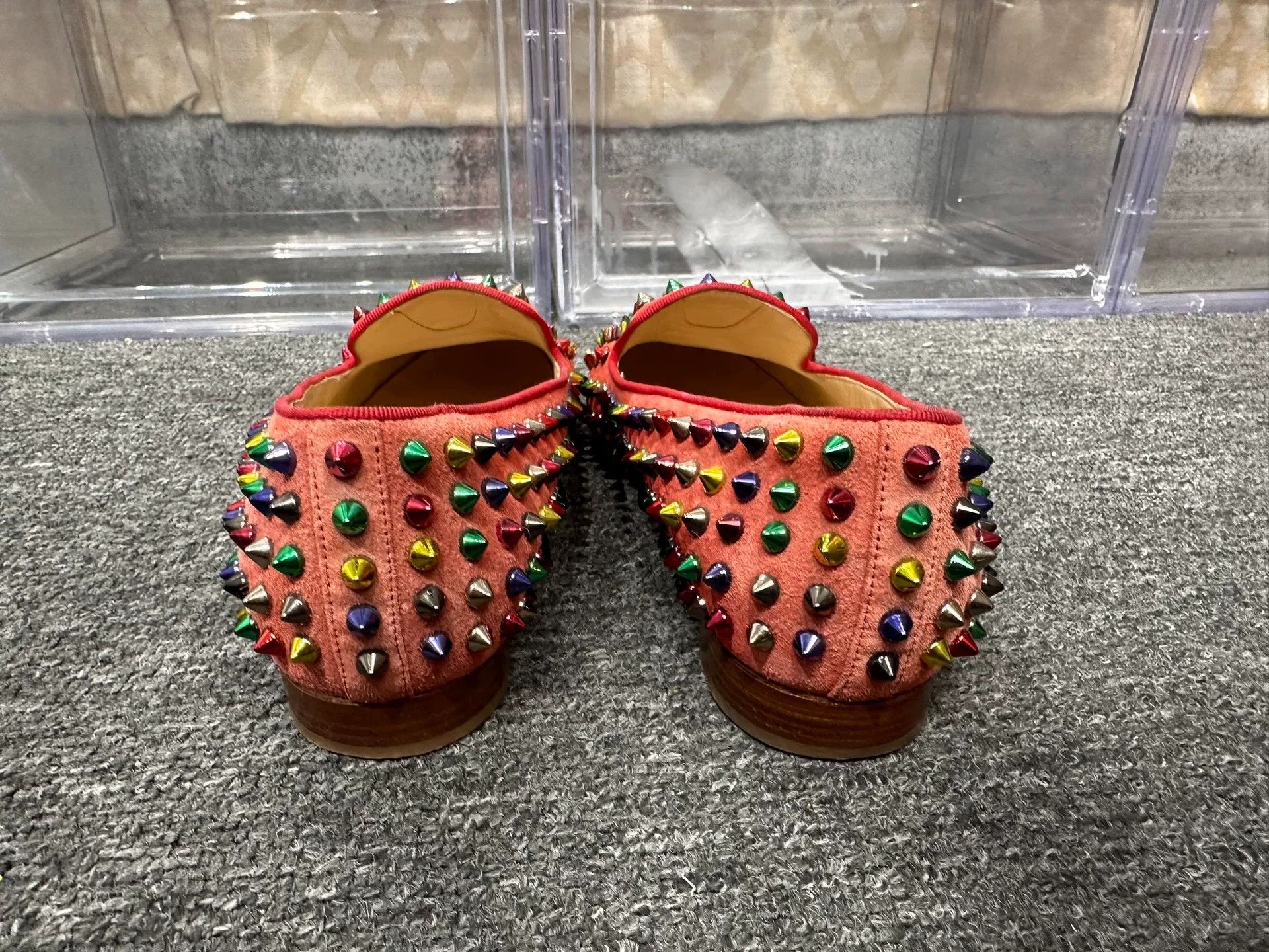Christian Louboutin Christian Louboutin Red Lowtop Sneakers 5.5 Men Size US 5.5 / EU 38 - 5 Thumbnail