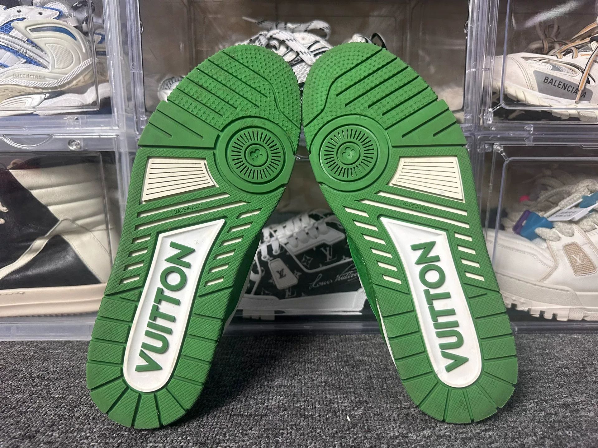 Louis Vuitton Louis Vuitton Training Green Lowtop Sneakers 8 Men Size US 8 / EU 41 - 6 Thumbnail
