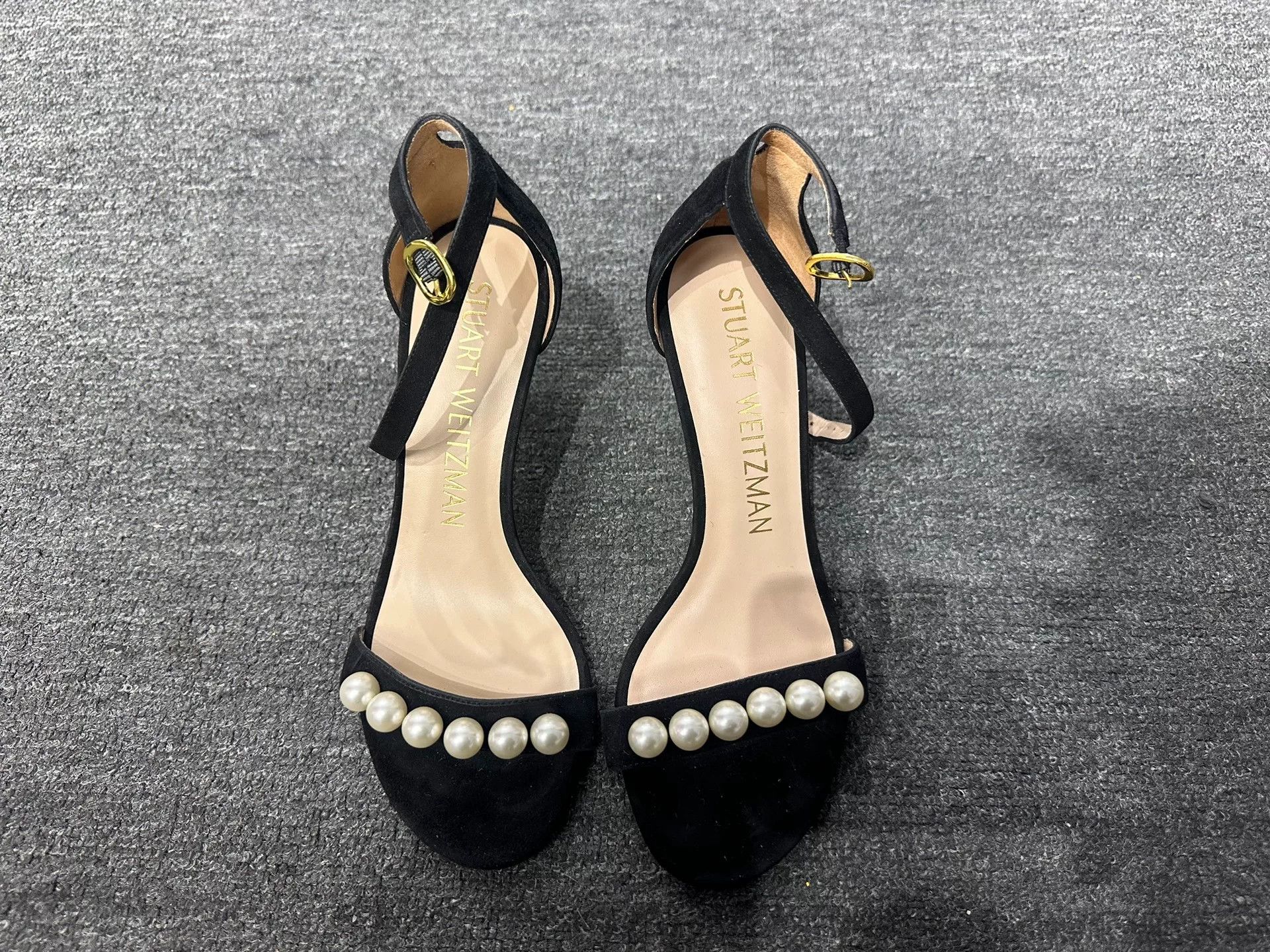 Stuart Weitzman Stuart Weitzman Black Sandals us_7 Women Size US 7 / IT 37 - 4 Thumbnail