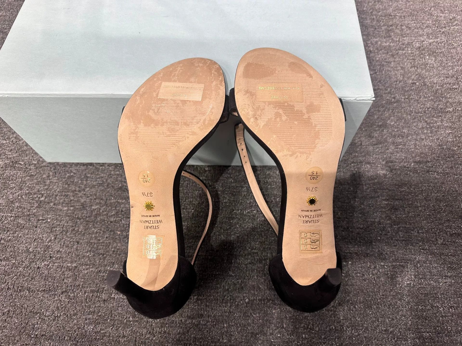 Stuart Weitzman Stuart Weitzman Black Sandals us_7 Women Size US 7 / IT 37 - 6 Thumbnail