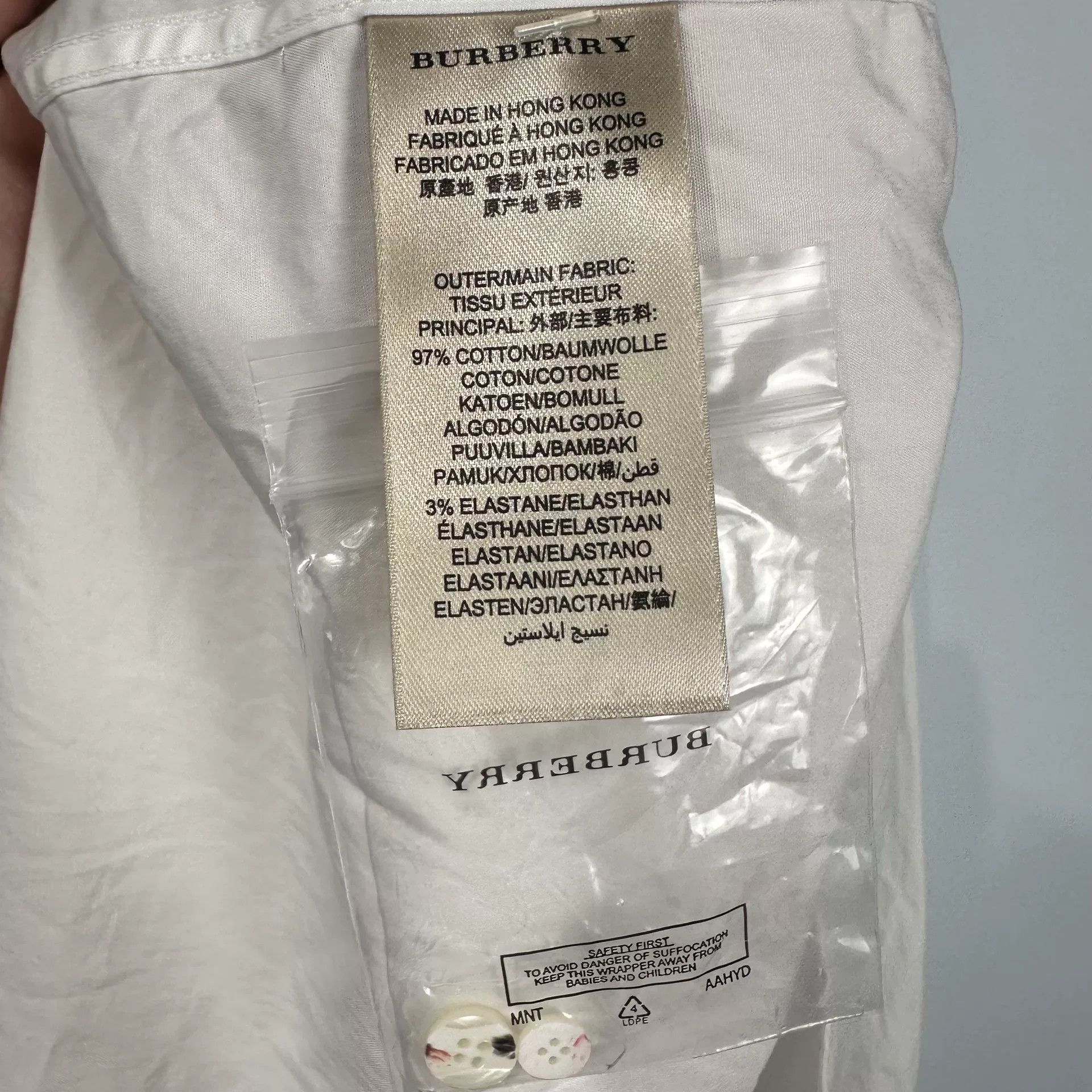 Burberry Burberry White Shirt xl Men Size US XL / EU 56 / 4 - 3 Thumbnail