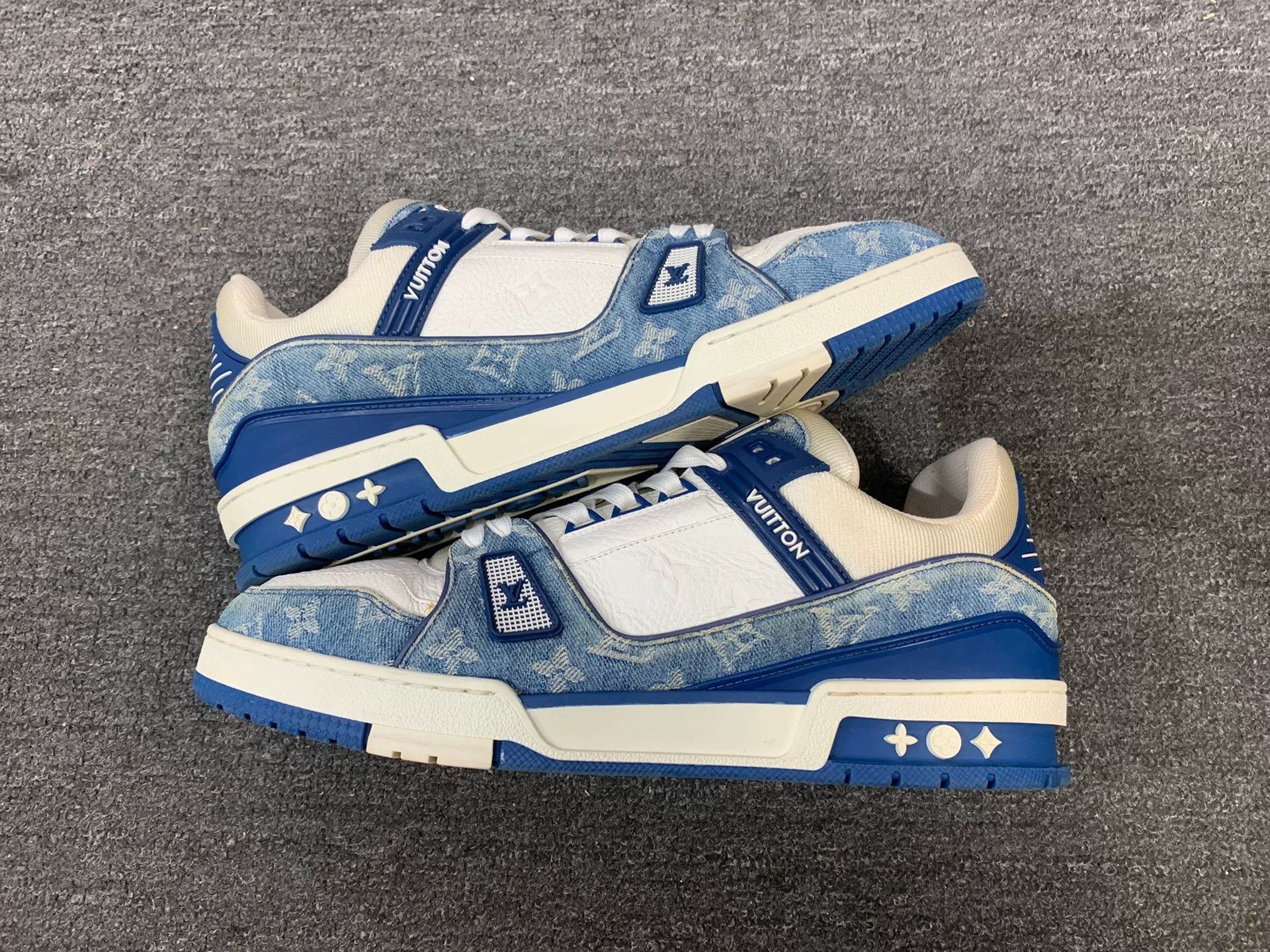 Louis Vuitton Louis Vuitton Training Denim Blue Lowtop Sneakers 8 Men Size US 8 / EU 41 - 2 Thumbnail