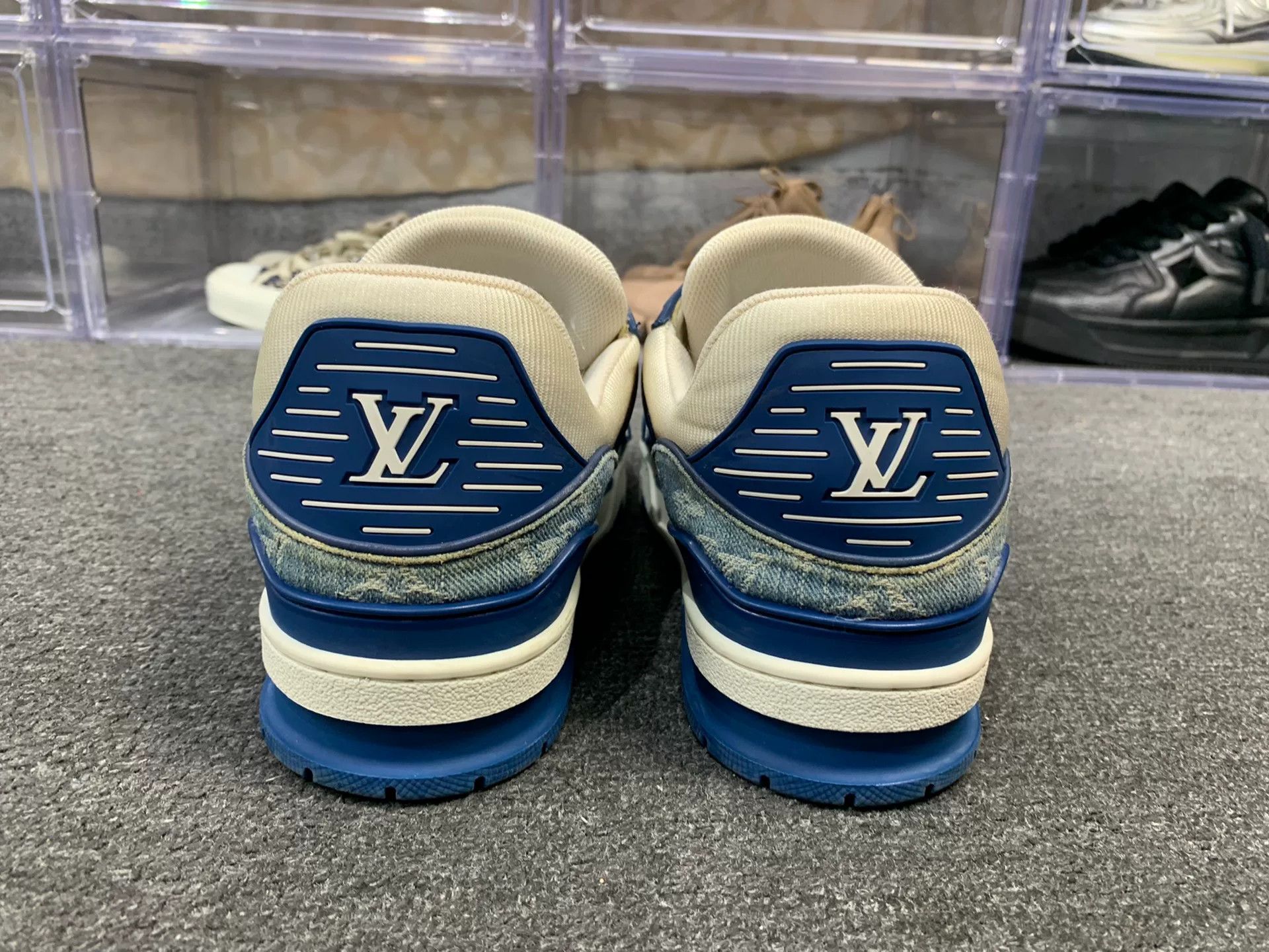 Louis Vuitton Louis Vuitton Training Denim Blue Lowtop Sneakers 8 Men Size US 8 / EU 41 - 5 Thumbnail
