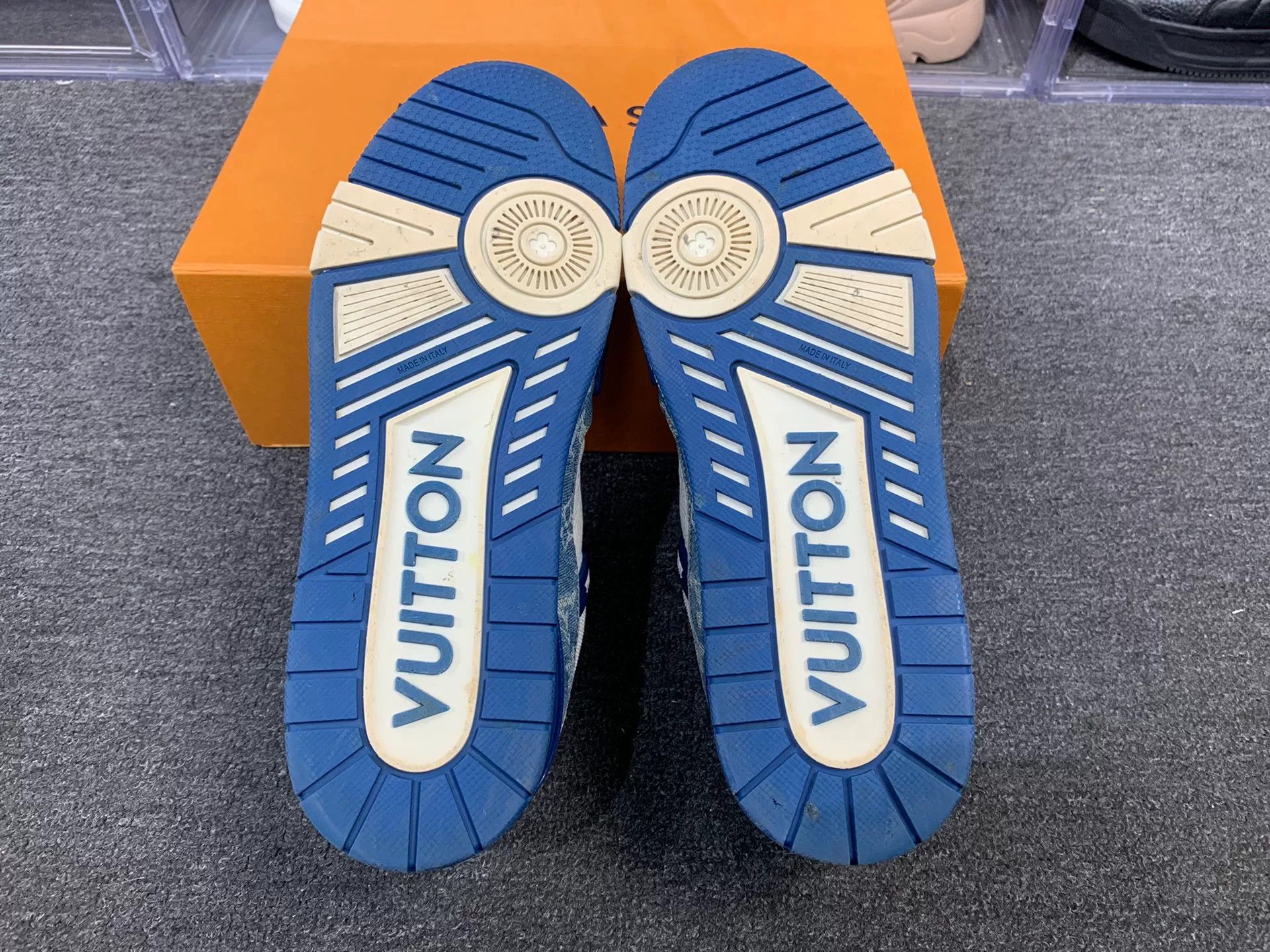 Louis Vuitton Louis Vuitton Training Denim Blue Lowtop Sneakers 8 Men Size US 8 / EU 41 - 6 Thumbnail