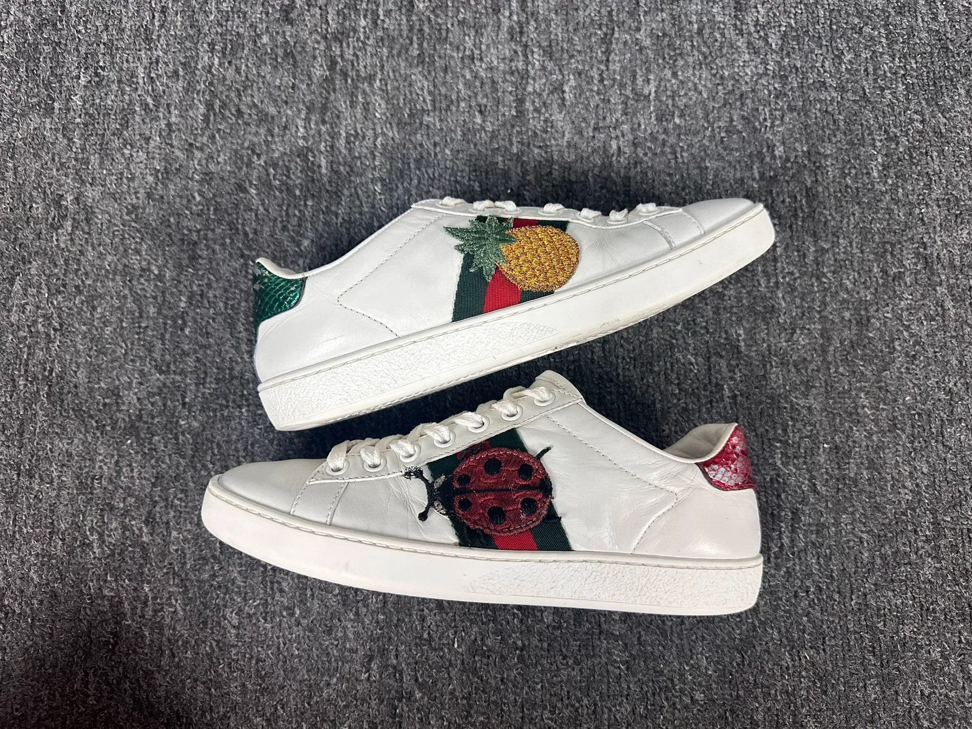 Gucci Gucci Embroidered Lowtop Sneakers it_34-5 Women Size US 4.5 / IT 34.5 - 2 Thumbnail