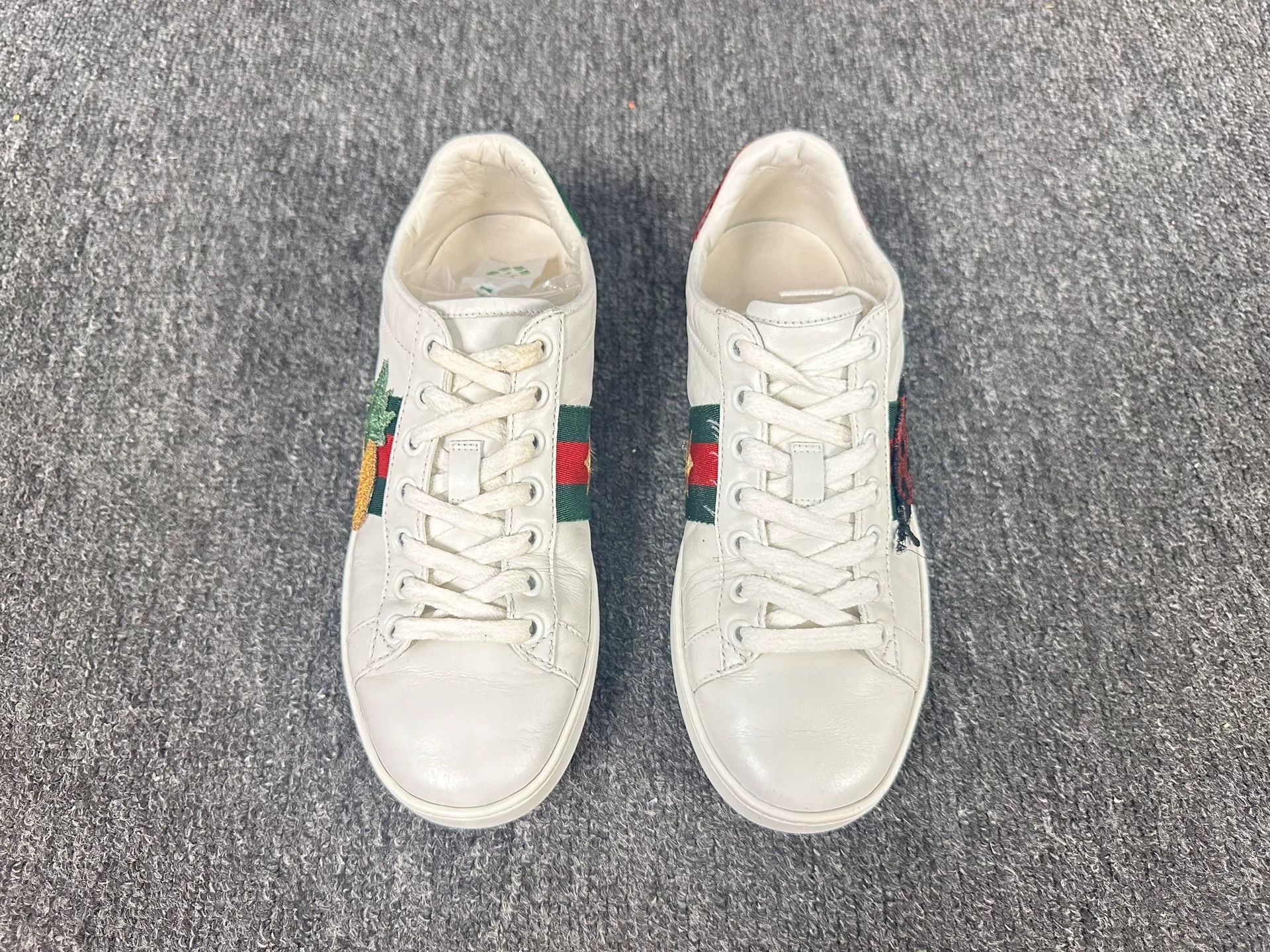 Gucci Gucci Embroidered Lowtop Sneakers it_34-5 Women Size US 4.5 / IT 34.5 - 4 Thumbnail