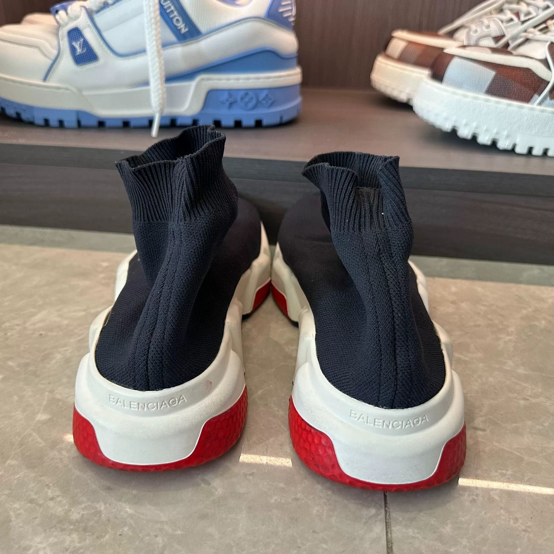 Balenciaga Balenciaga Black Hitop Sneakers us_7 Women Size US 7 / IT 37 - 5 Thumbnail