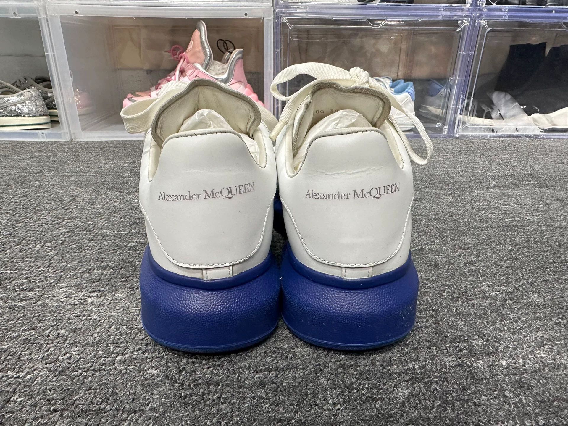 Alexander McQueen Alexander McQueen Blue Lowtop Sneakers 6 Men Size US 6 / EU 39 - 5 Thumbnail