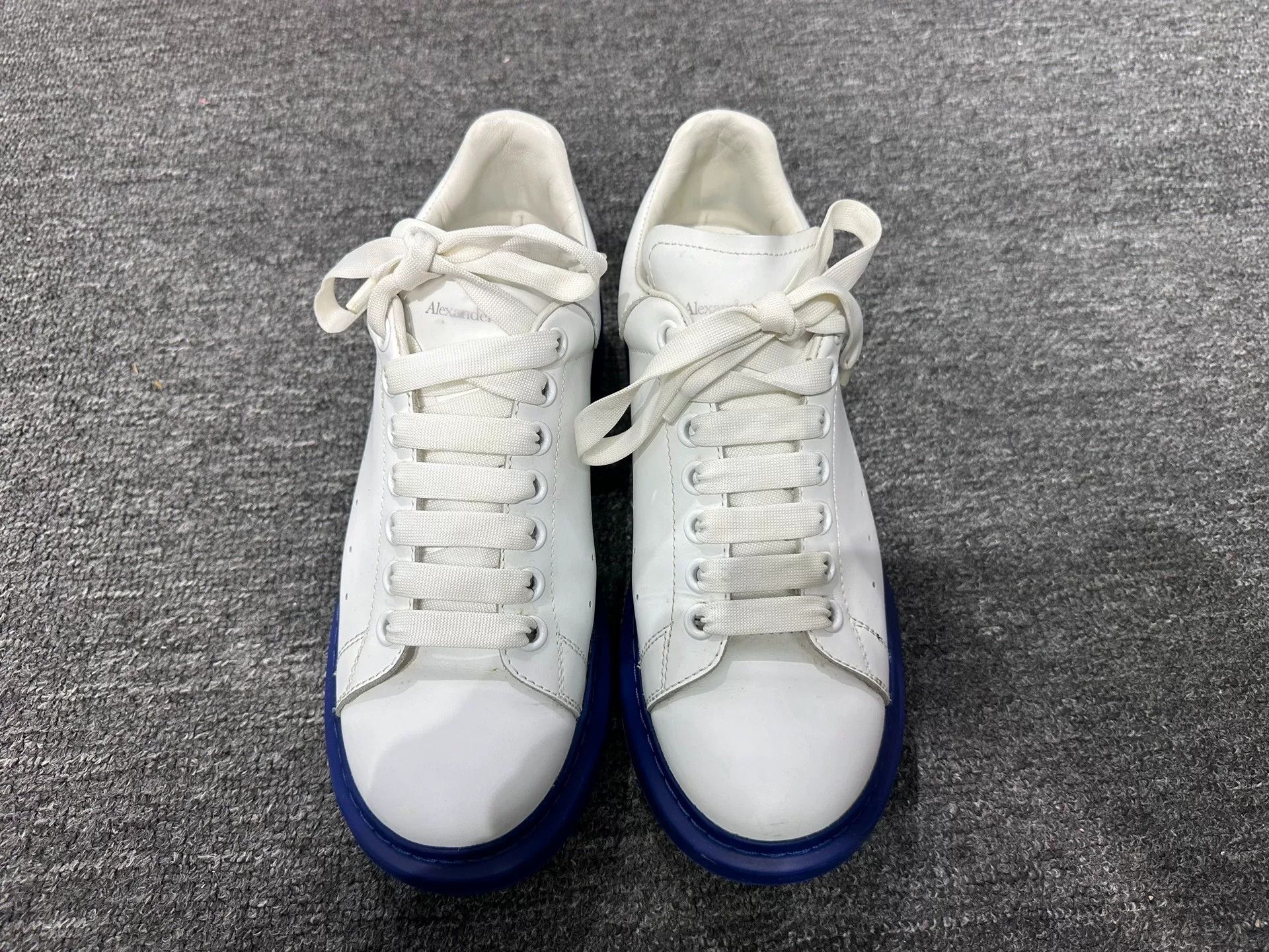 Alexander McQueen Alexander McQueen Blue Lowtop Sneakers 6 Men Size US 6 / EU 39 - 4 Thumbnail