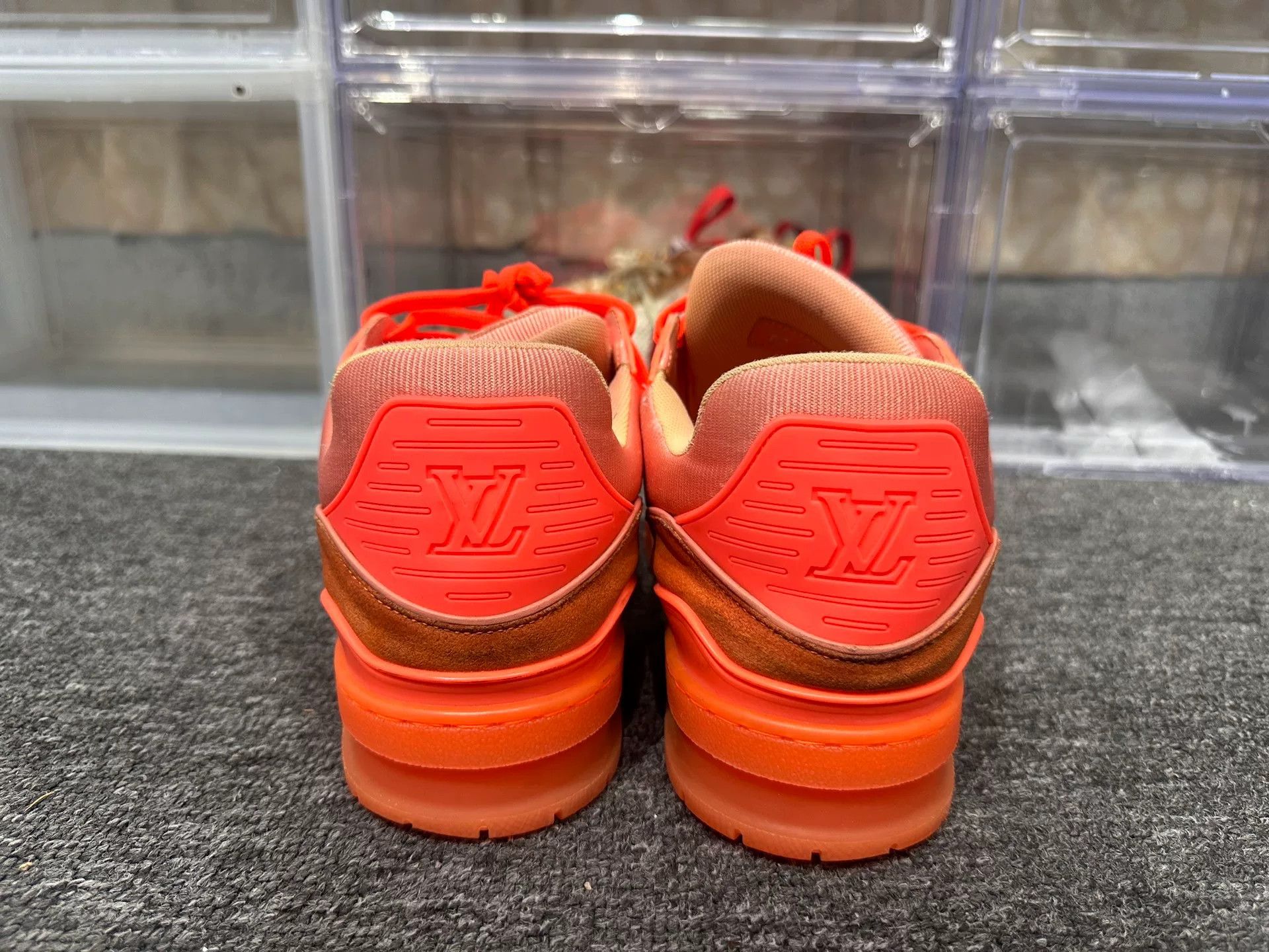 Louis Vuitton Louis Vuitton Training Orange Lowtop Sneakers 8 Men Size US 8 / EU 41 - 5 Thumbnail