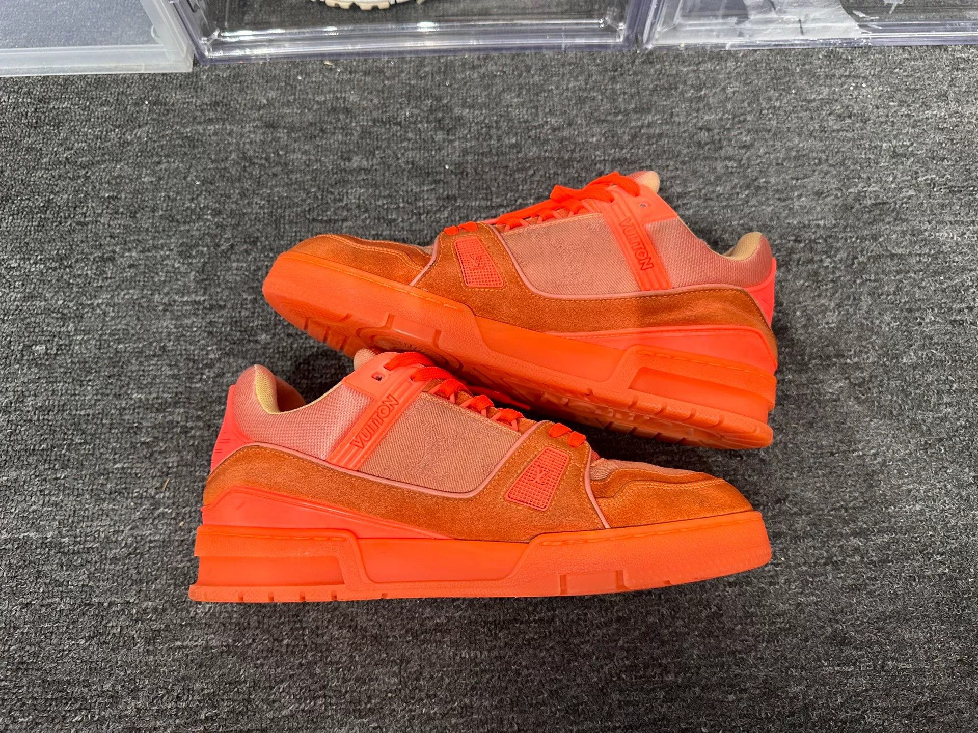 Louis Vuitton Louis Vuitton Training Orange Lowtop Sneakers 8 Men Size US 8 / EU 41 - 3 Thumbnail