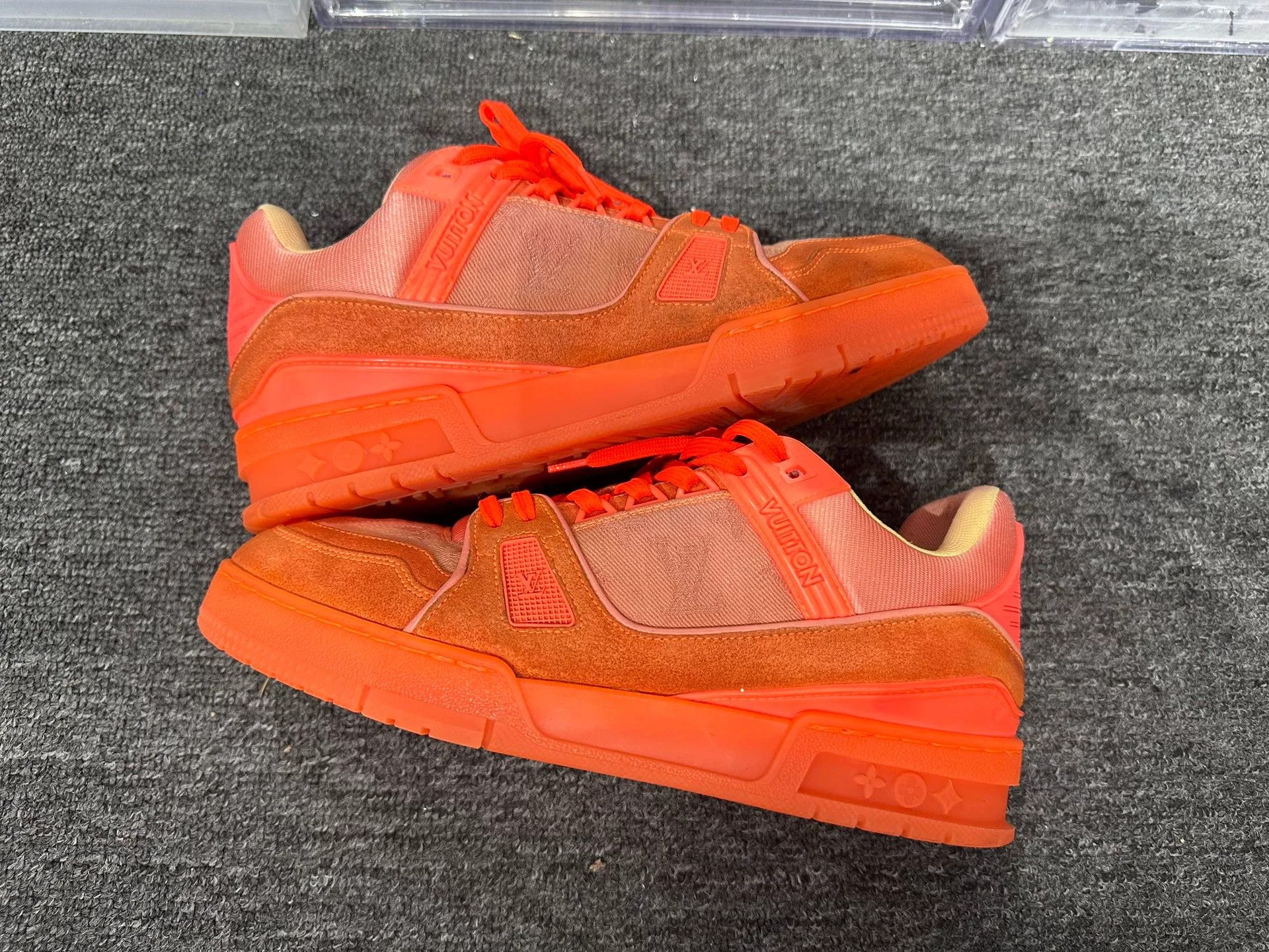 Louis Vuitton Louis Vuitton Training Orange Lowtop Sneakers 8 Men Size US 8 / EU 41 - 2 Thumbnail