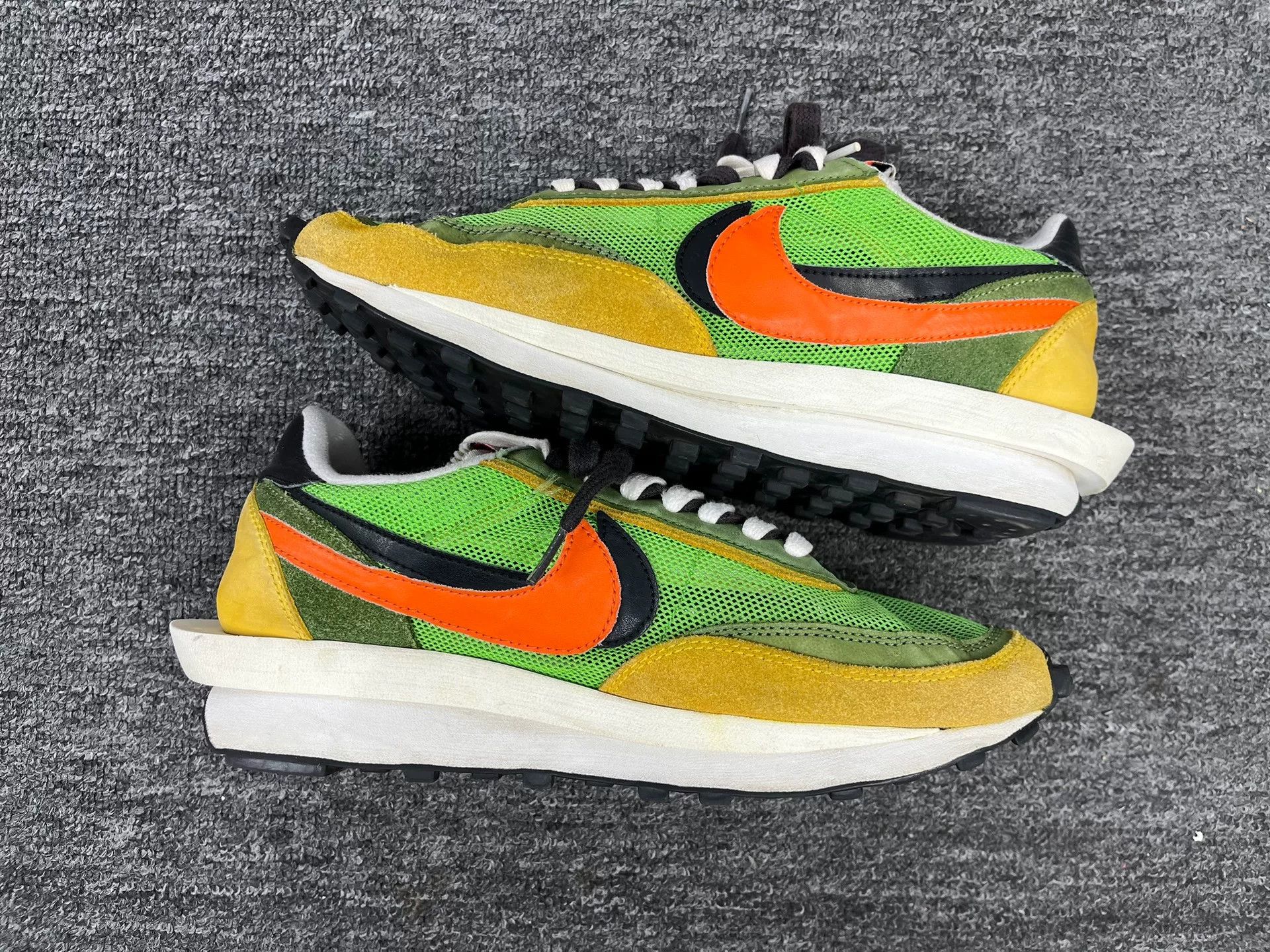 Sacai Sacai Yellow Lowtop Sneakers 10 Men Size US 10 / EU 43 - 3 Thumbnail