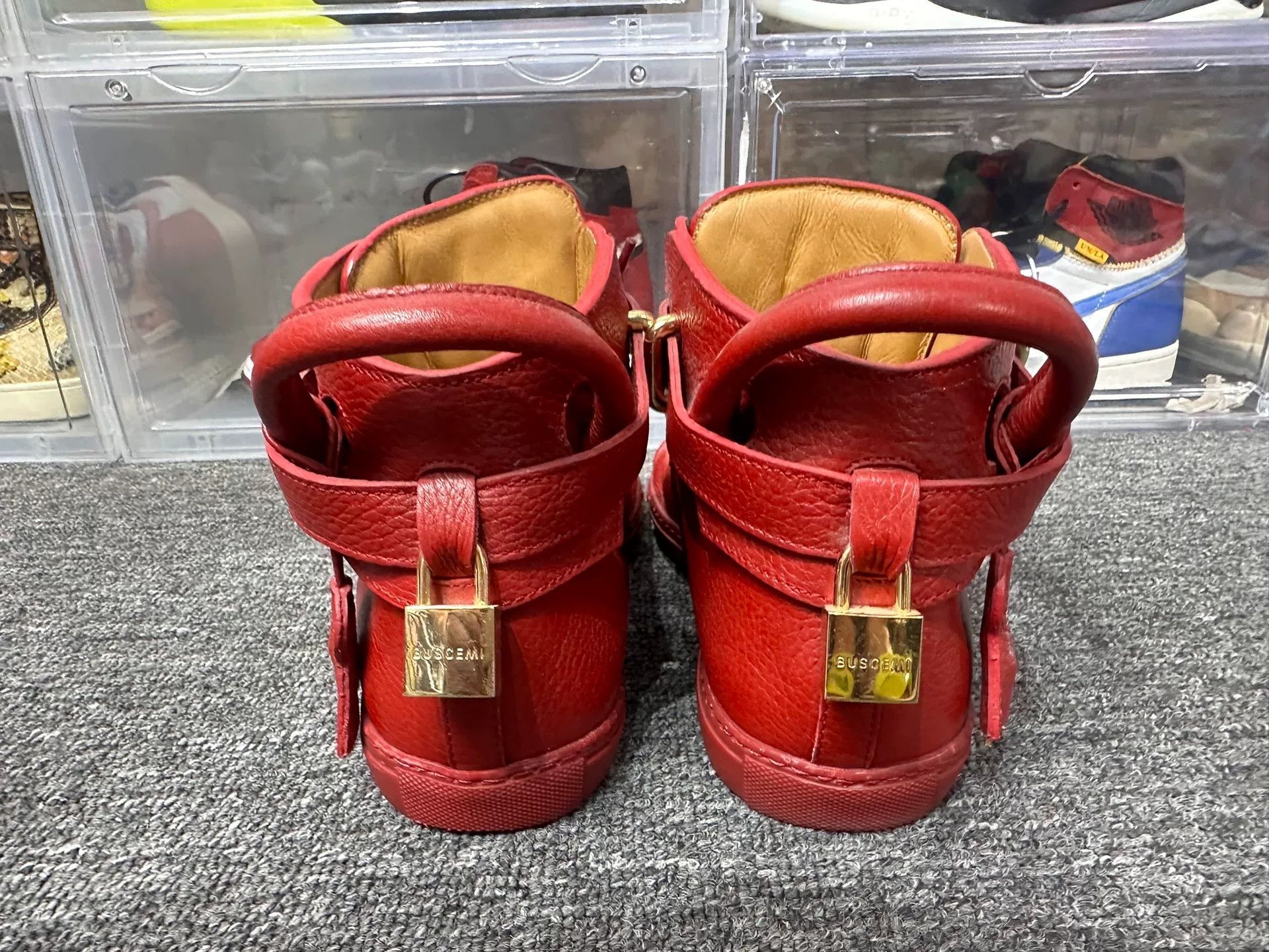 Hermes Hermes Red Hitop Sneakers 9 Men Size US 9 / EU 42 - 5 Thumbnail