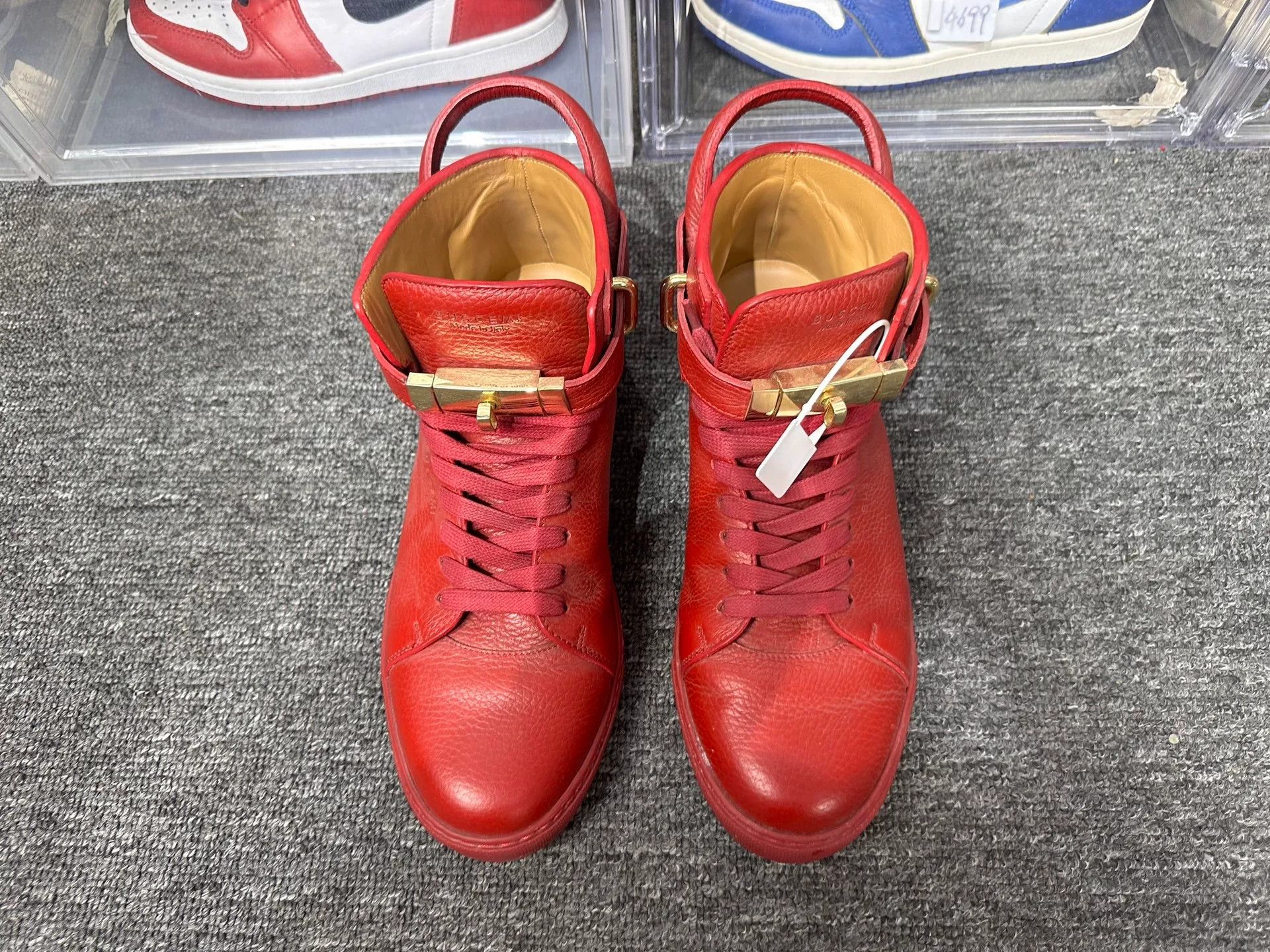 Hermes Hermes Red Hitop Sneakers 9 Men Size US 9 / EU 42 - 4 Thumbnail