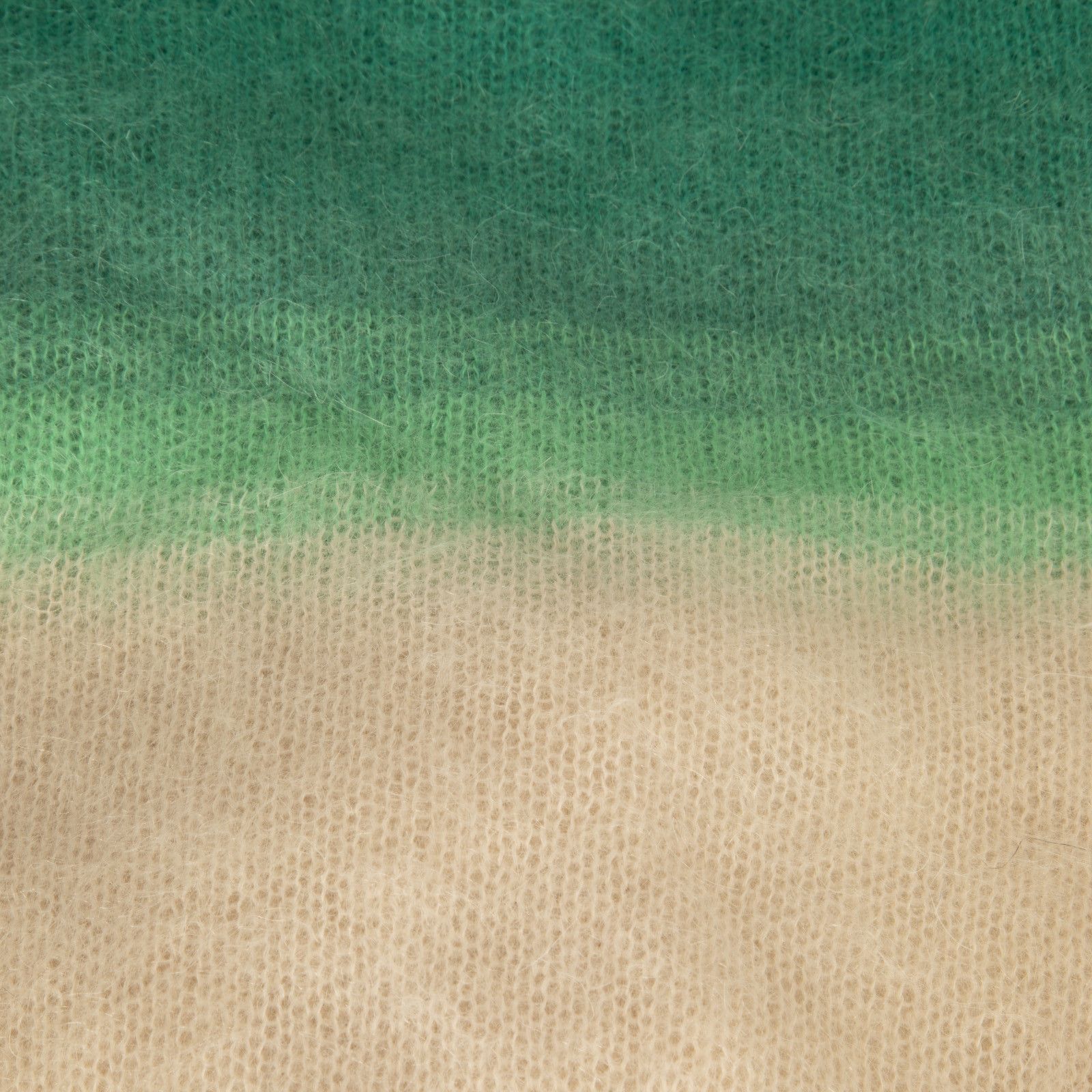 Isabel Marant Green & Beige Ombré Mohair Sweater Size XS / US 0-2 / IT 36-38 - 3 Thumbnail