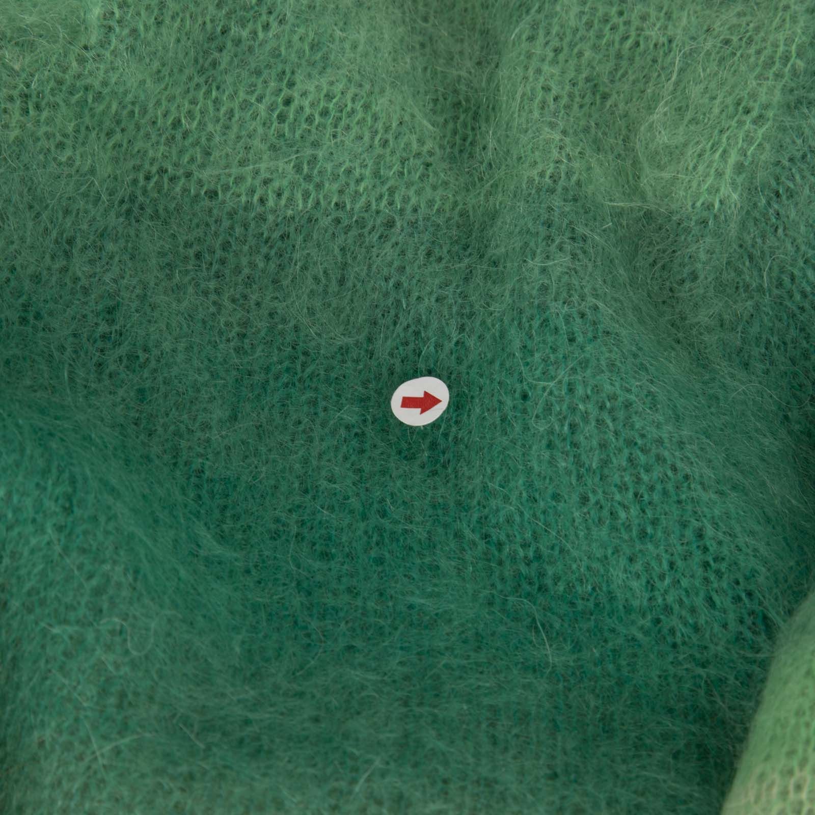 Isabel Marant Green & Beige Ombré Mohair Sweater Size XS / US 0-2 / IT 36-38 - 4 Thumbnail