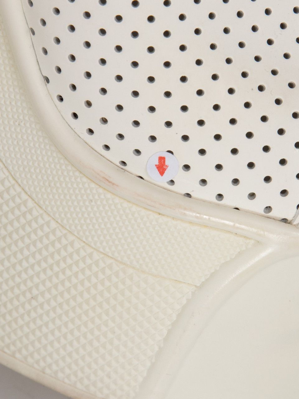 Louis Vuitton White Leather Perforated Wedges Size US 7.5 / IT 37.5 - 17 Thumbnail