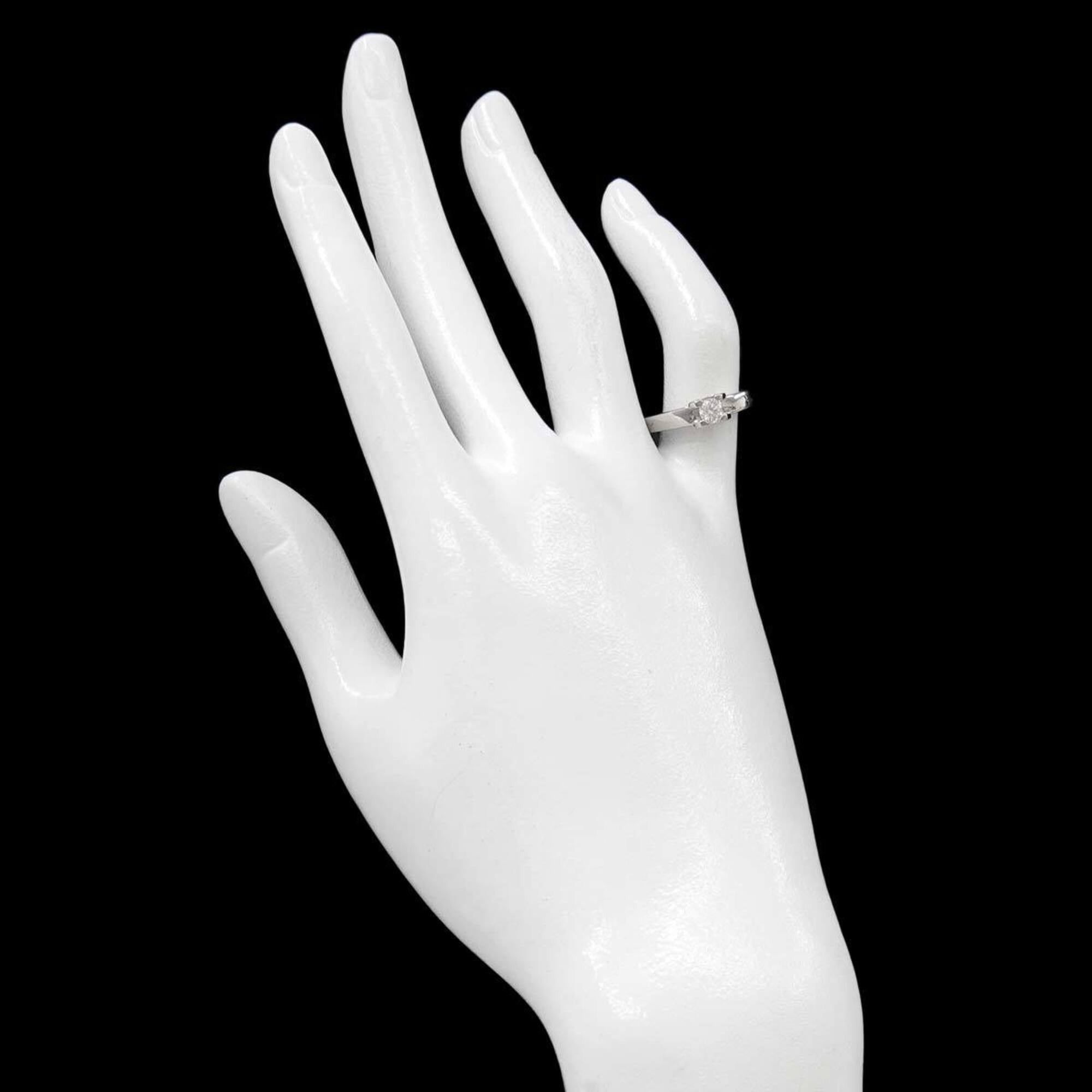 Cartier Cartier C de Solitaire Diamond Ring, 0.23ct E VVS1, Size 47, Platinum. Size ONE SIZE - 8 Thumbnail