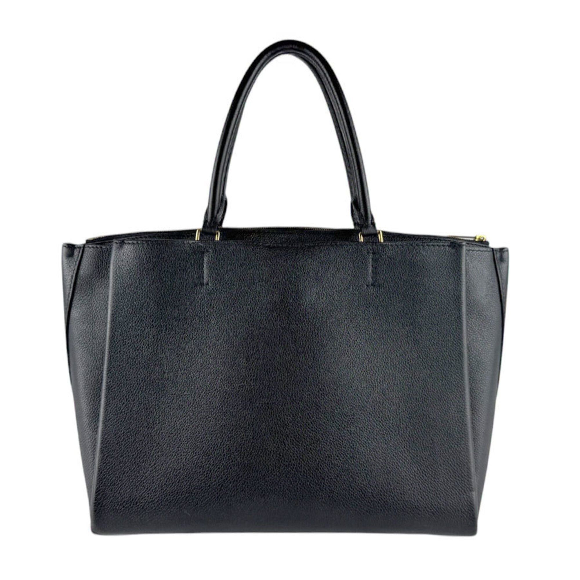 Louis Vuitton Louis Vuitton Lockmeet Leather Shoulder Bag, Black, Women's, M54569 z9308 Size ONE SIZE - 3 Thumbnail