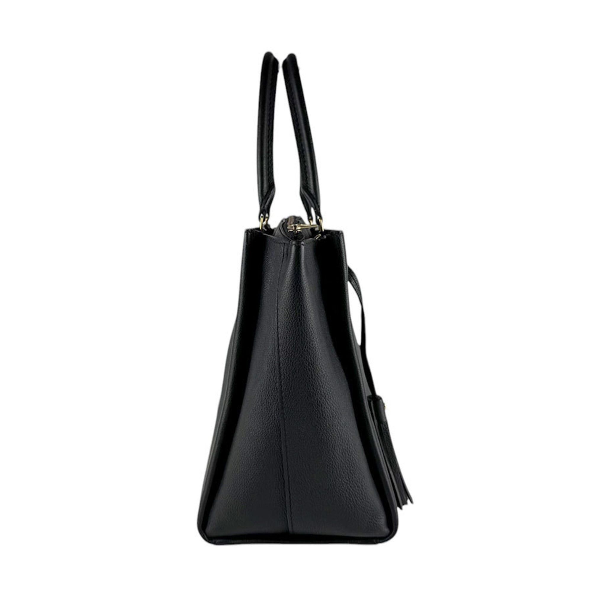 Louis Vuitton Louis Vuitton Lockmeet Leather Shoulder Bag, Black, Women's, M54569 z9308 Size ONE SIZE - 2 Thumbnail