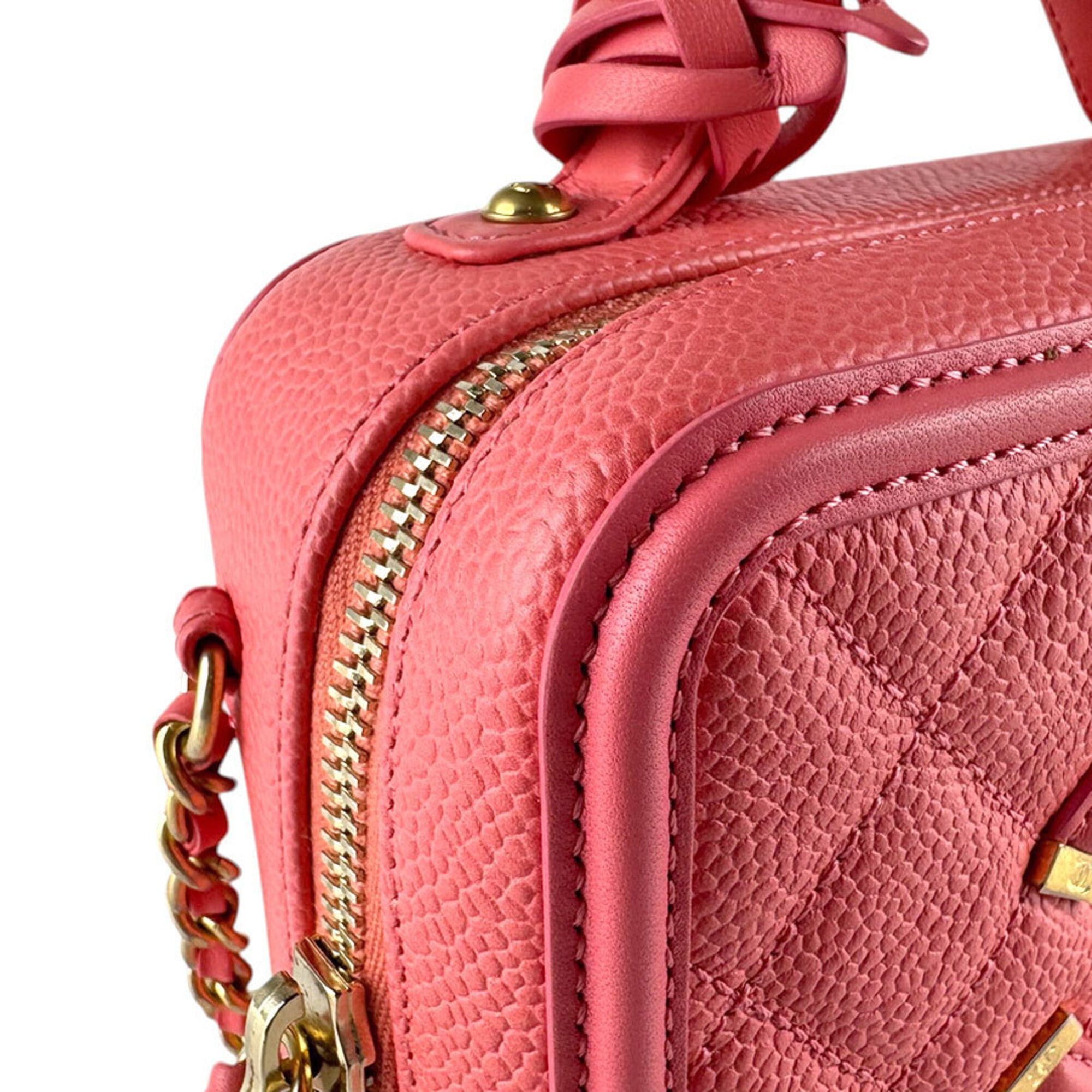 Chanel Chanel Shoulder Bag CC Figley Caviar Leather Pink Women's z9351 Size ONE SIZE - 6 Thumbnail