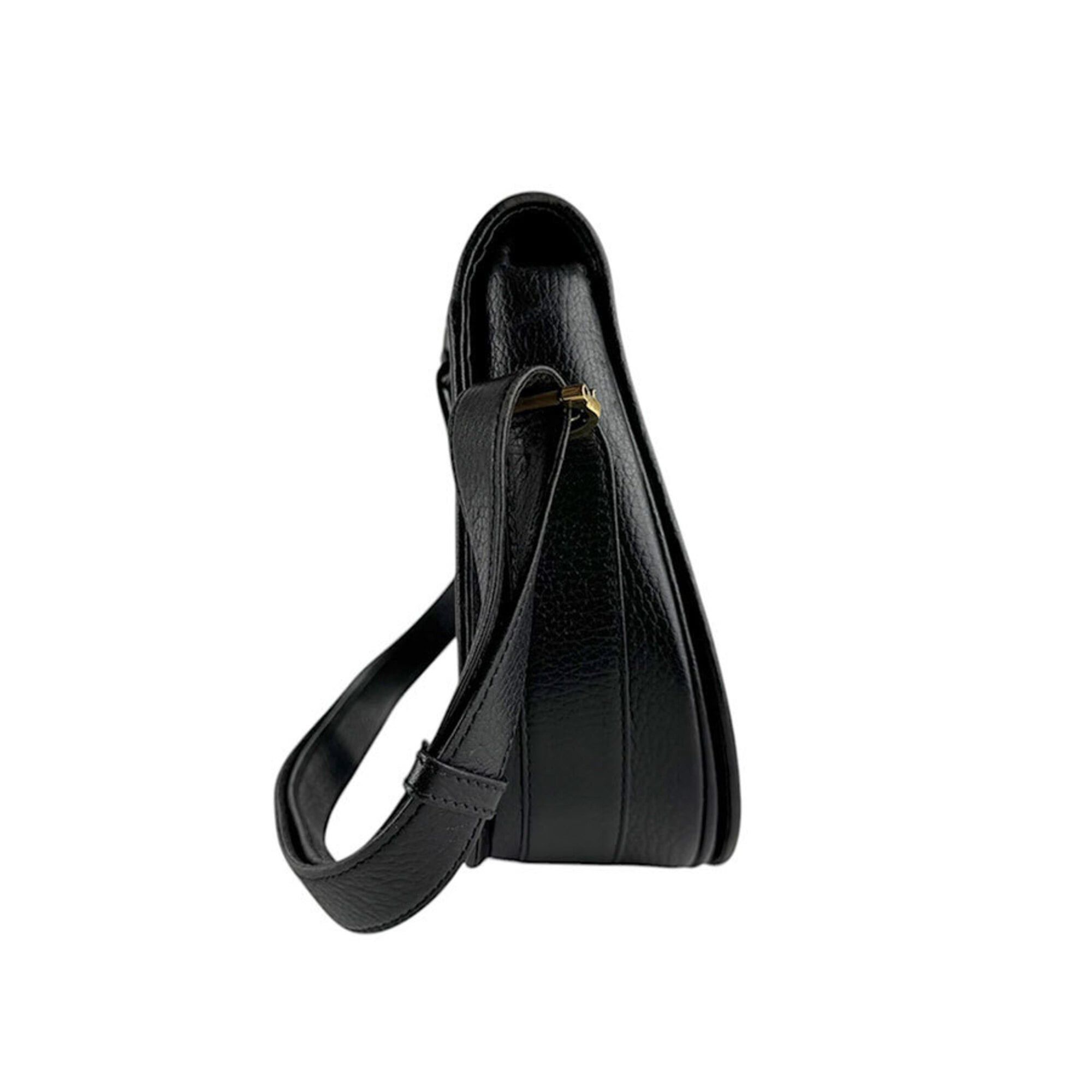 Cartier Cartier shoulder bag, Must line, leather, black and gold, women's, z9344 Size ONE SIZE - 2 Thumbnail