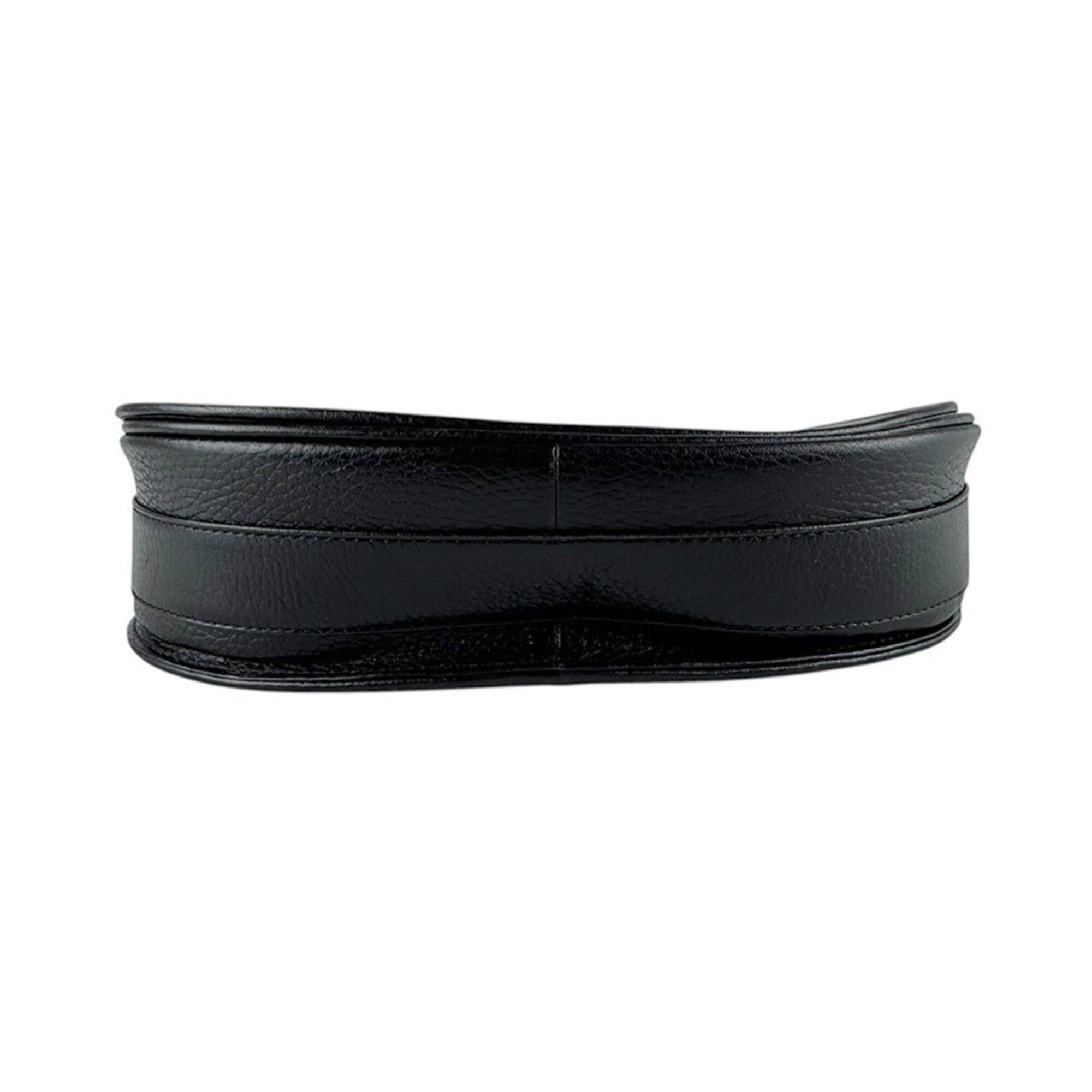 Cartier Cartier shoulder bag, Must line, leather, black and gold, women's, z9344 Size ONE SIZE - 4 Thumbnail
