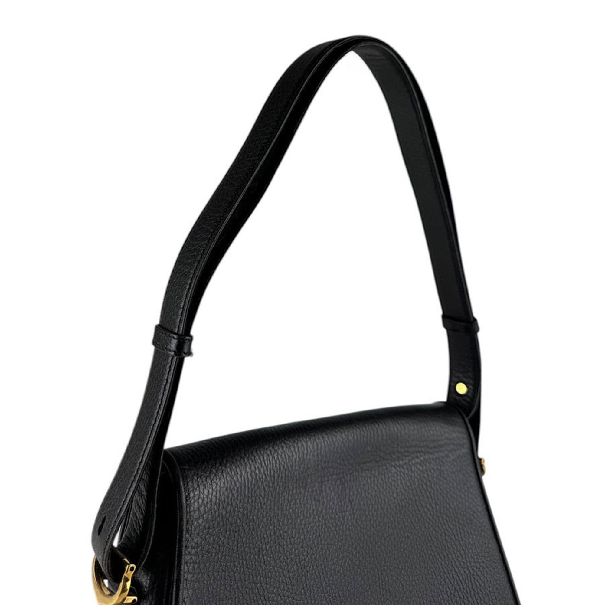 Cartier Cartier shoulder bag, Must line, leather, black and gold, women's, z9344 Size ONE SIZE - 10 Thumbnail